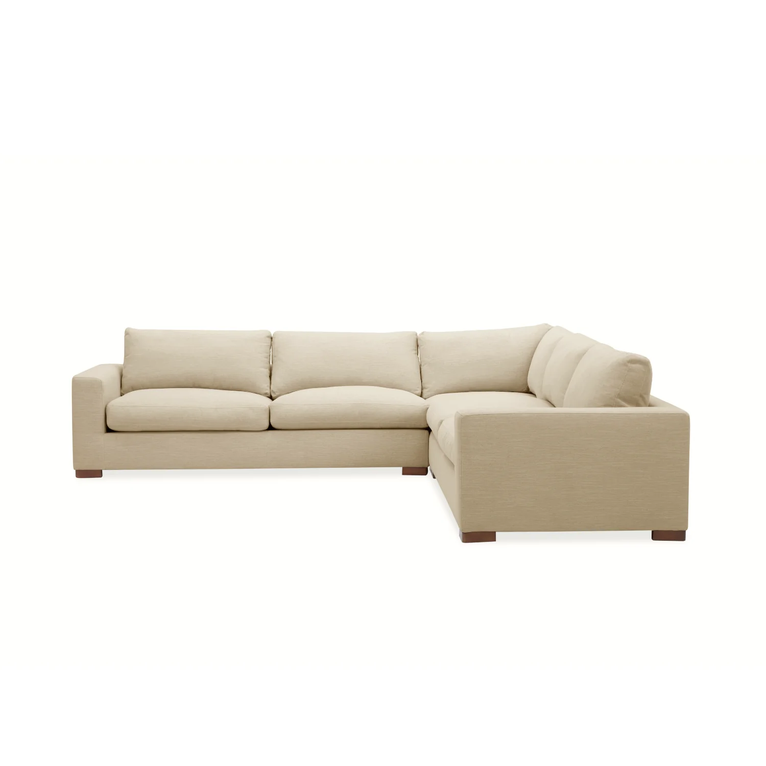 Charlestown L-Shape Sectional - Crypton® Nomad Custard - Image 3