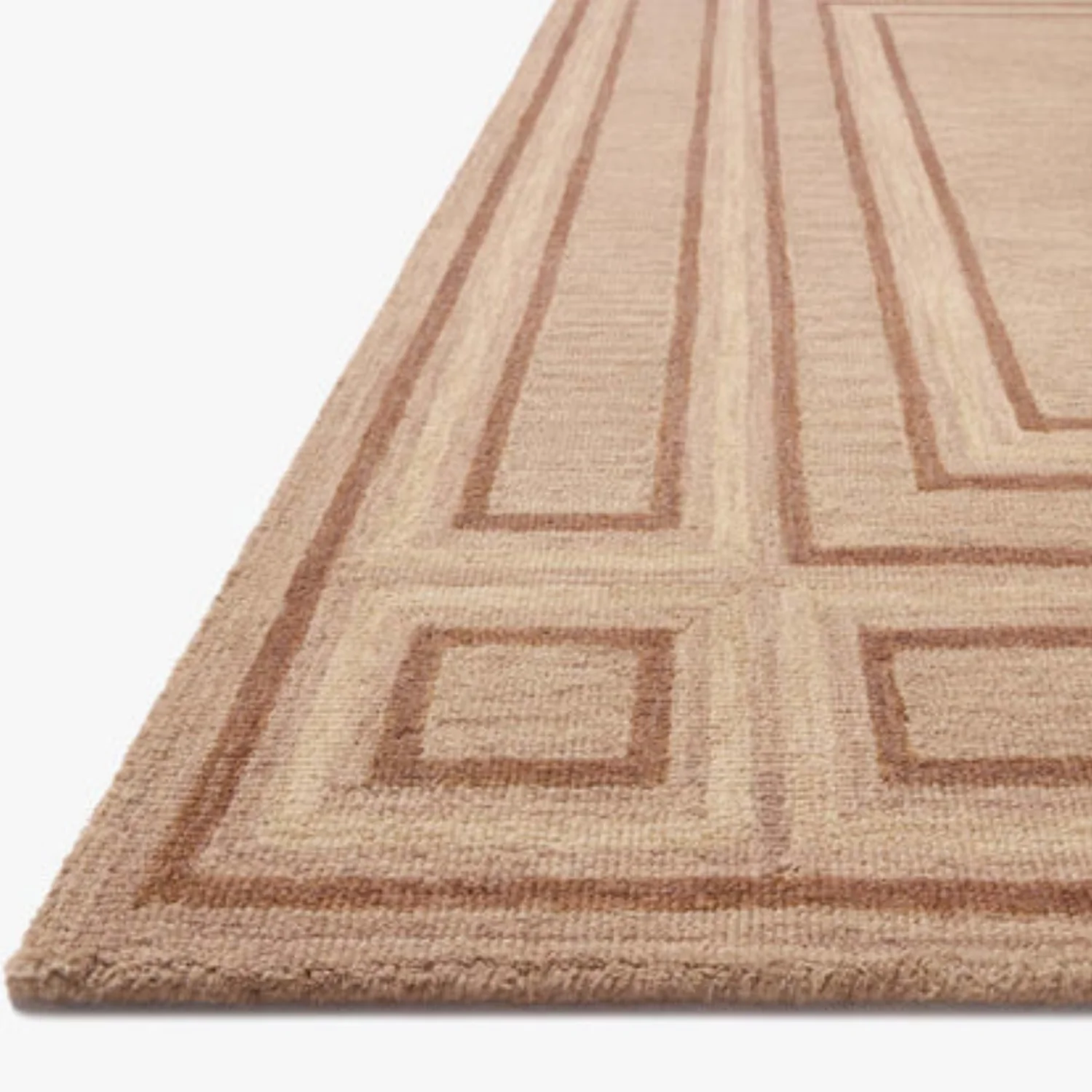 Chris Loves Julia x Loloi Alfie Blush/Rose Wool Rug - Image 6