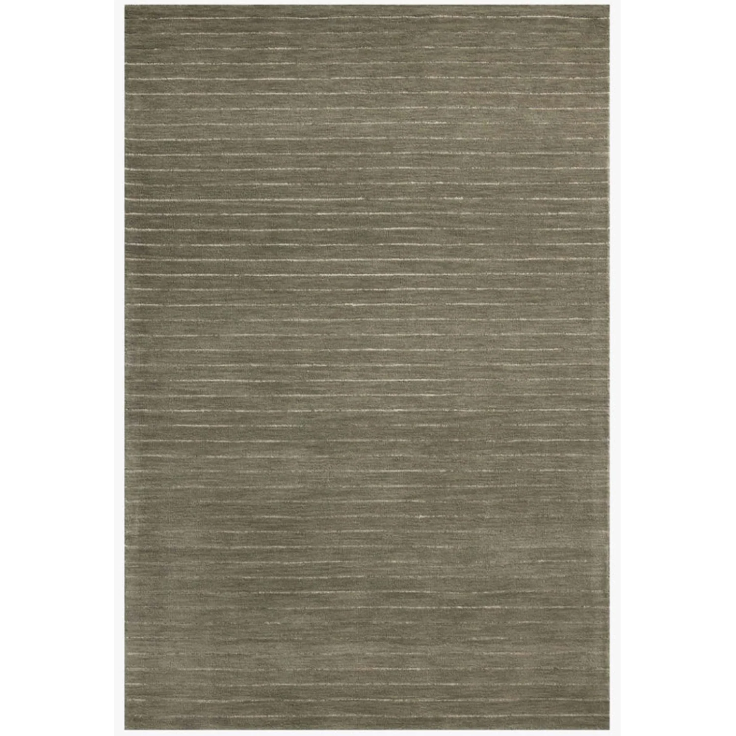 Chris Loves Julia x Loloi Henry Olive/Ivory Wool Rug