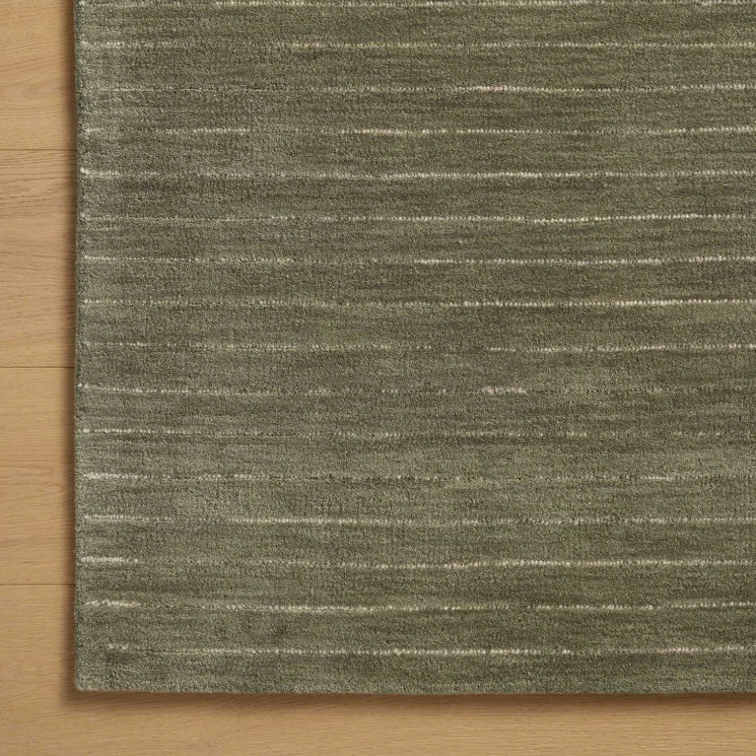 Chris Loves Julia x Loloi Henry Olive/Ivory Wool Rug - Image 3