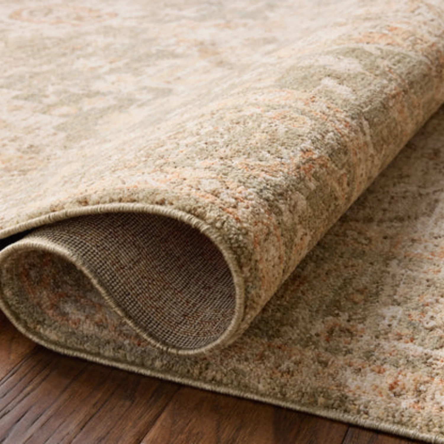 Chris Loves Julia x Loloi Palma Olive/Spice Rug - Image 4