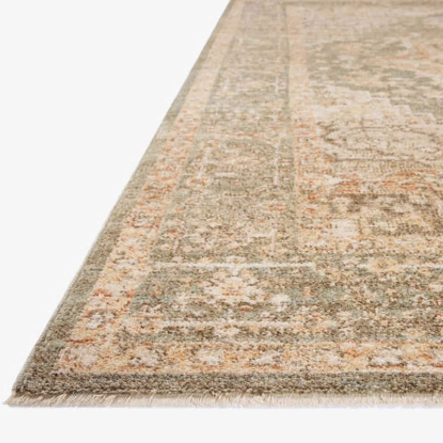 Chris Loves Julia x Loloi Palma Olive/Spice Rug - Image 5