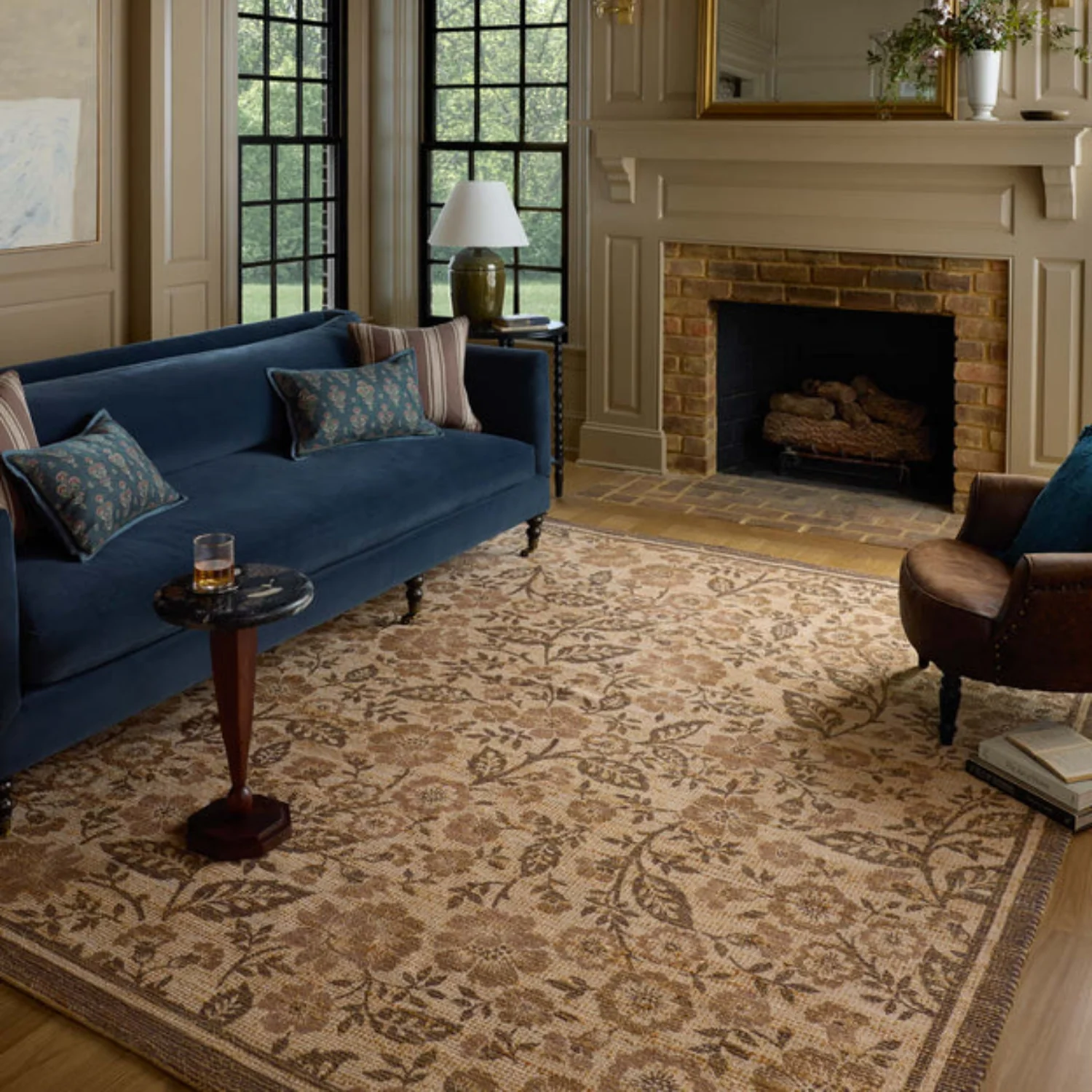 Chris Loves Julia x Loloi Rue Bark/Mocha Jute Rug - Image 2