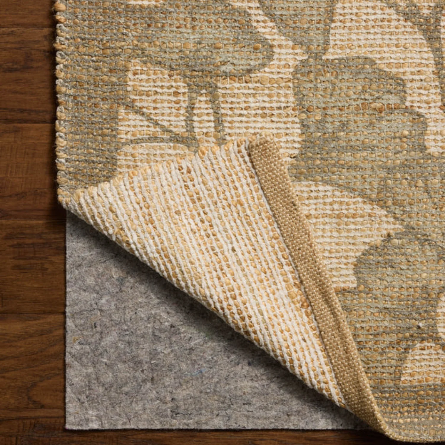 Chris Loves Julia x Loloi Rue Olive/Sage Jute Rug - Image 4