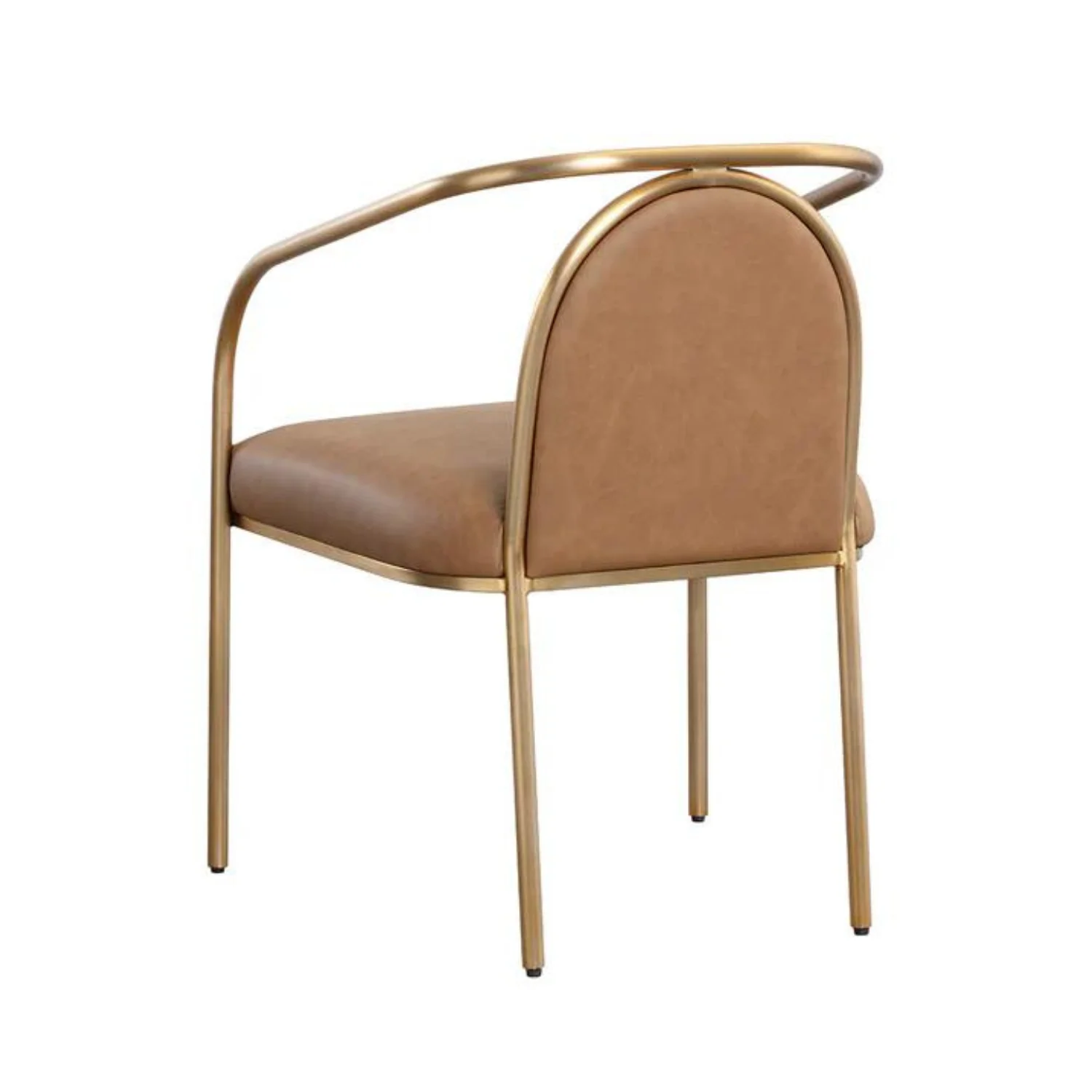 Cicero Cognac Dining Arm Chair - Image 5