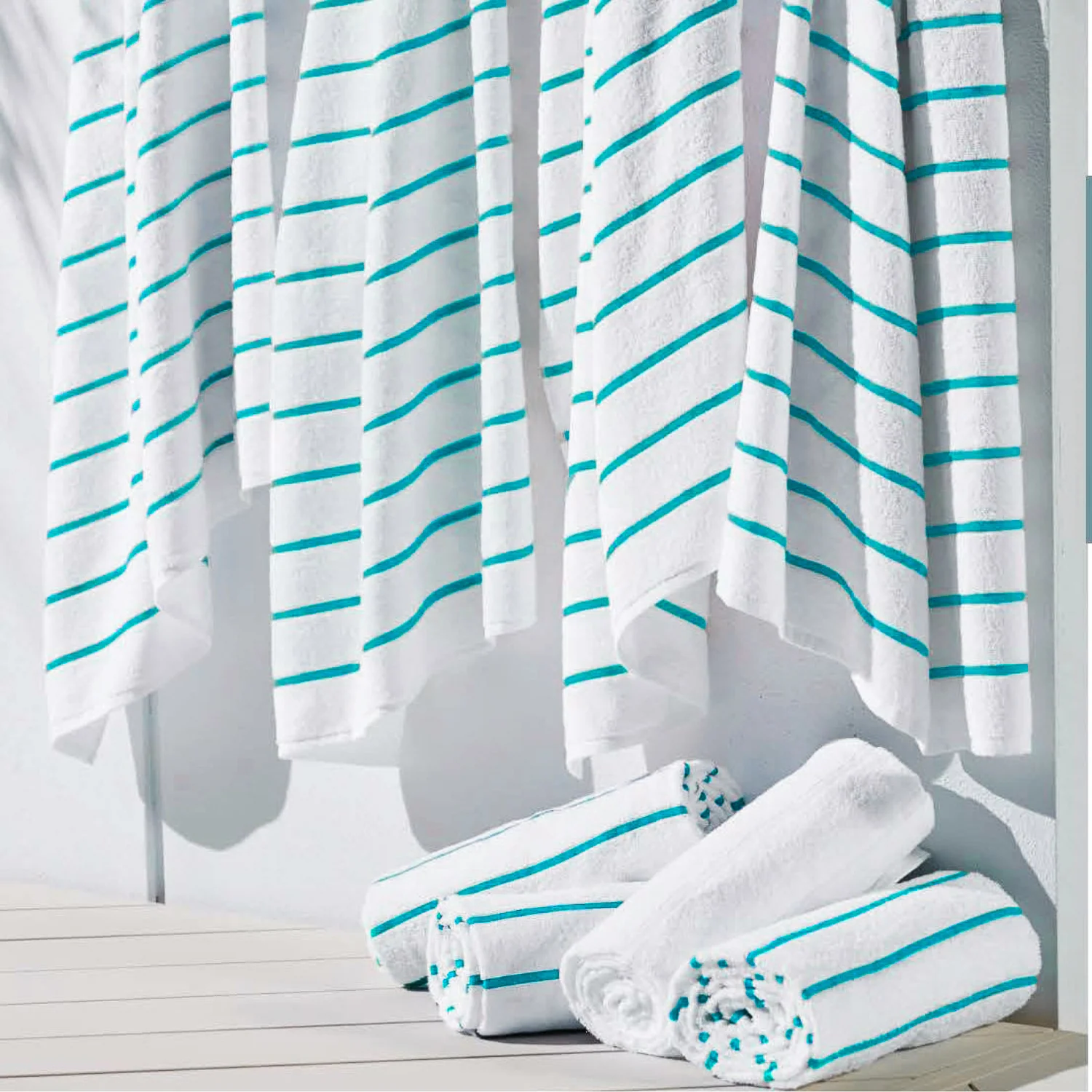 Classic Striped Beach Towel - Image 3