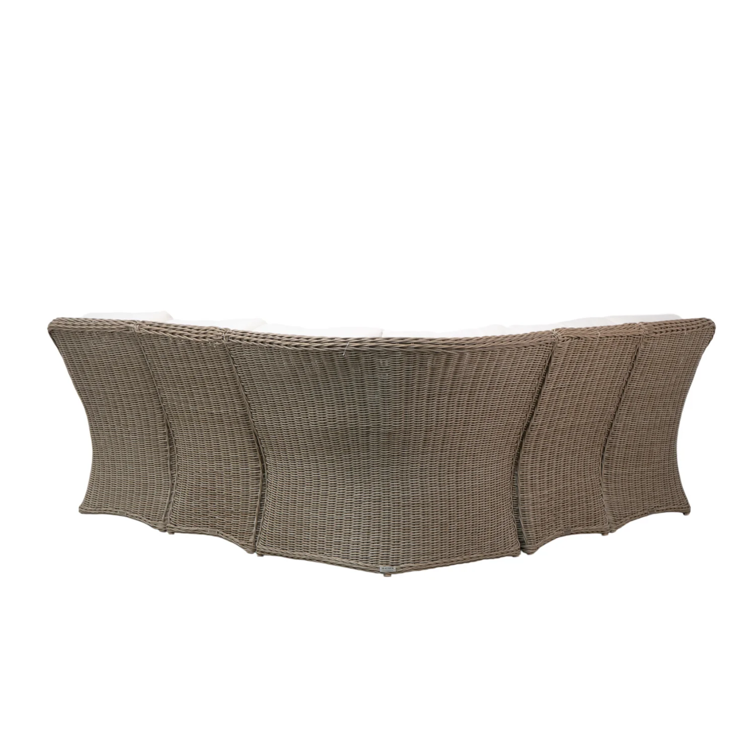 Coastal 5 Piece L-Shape Wicker Sectional - Image 6