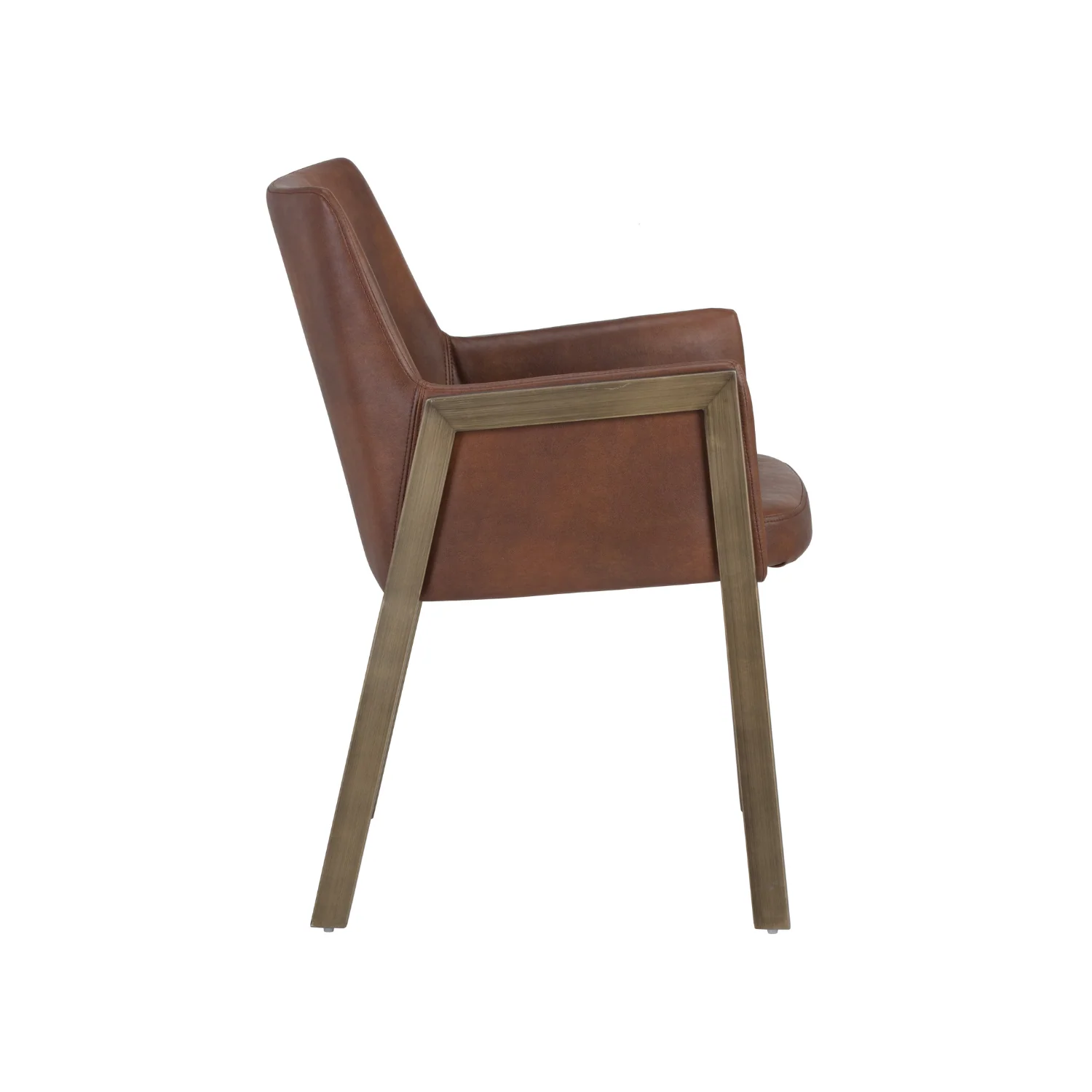 Cognac Reveal Indoor Dining Arm Chair - Image 2