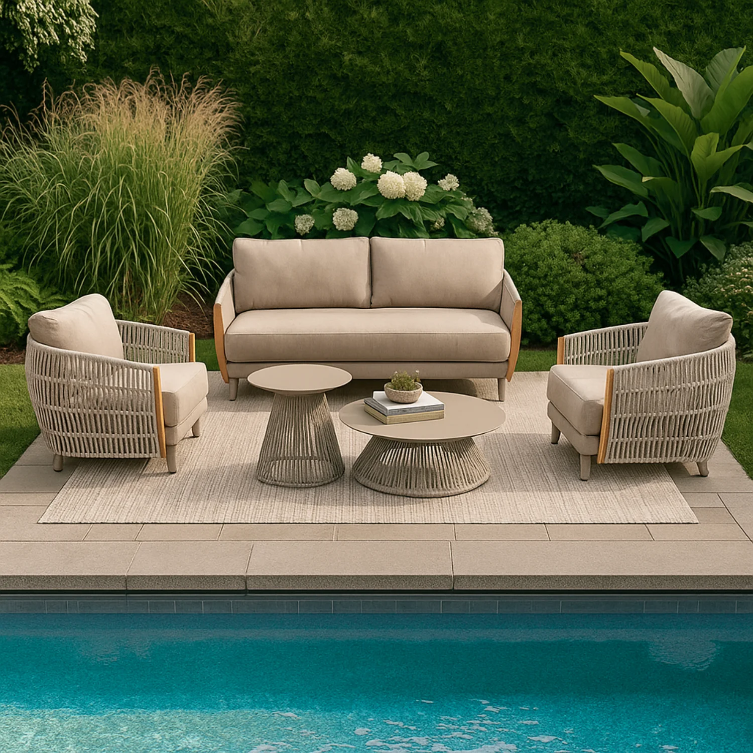 Collingwood Side Table - Champagne Taupe - Image 3