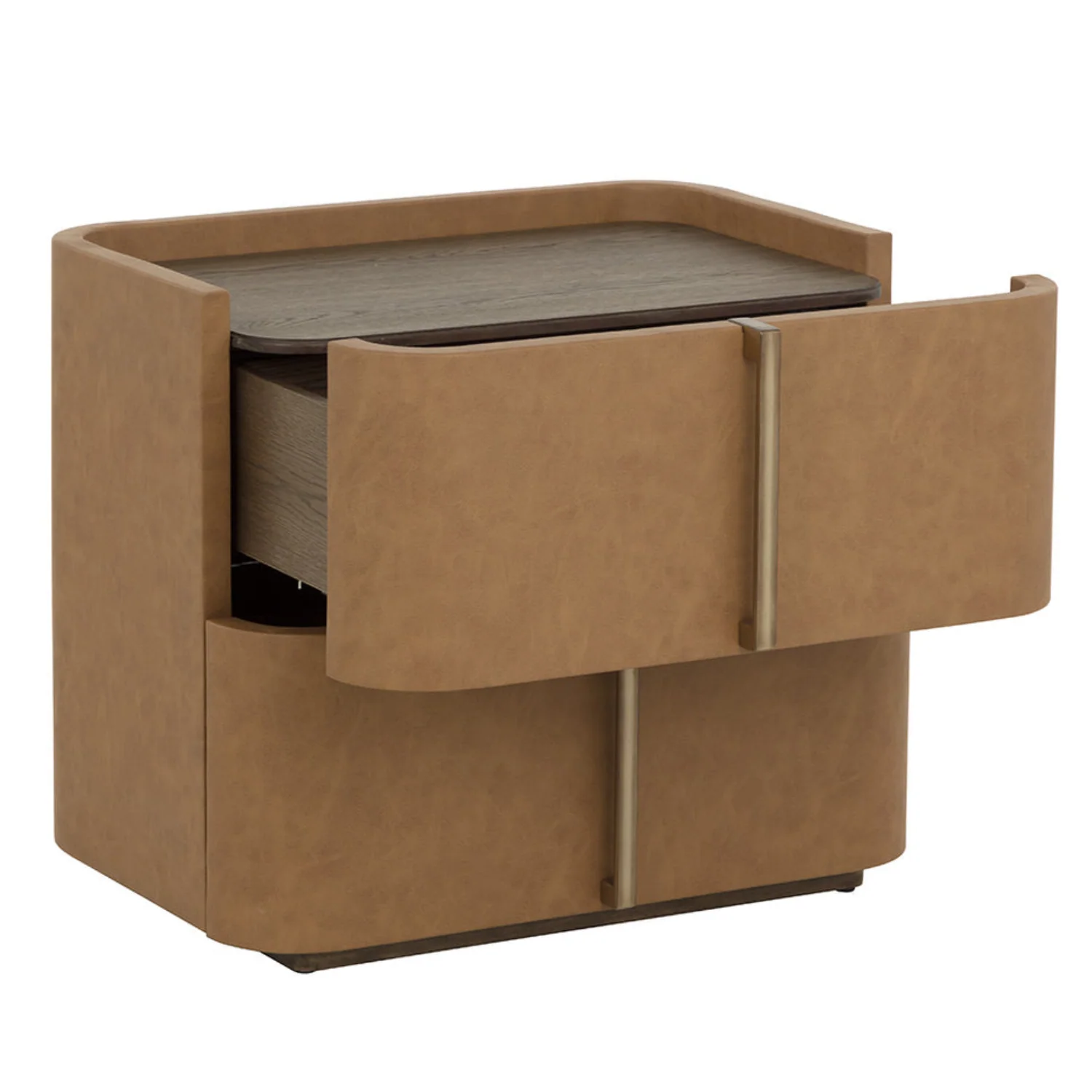 Contour Cognac Nightstand - Image 3