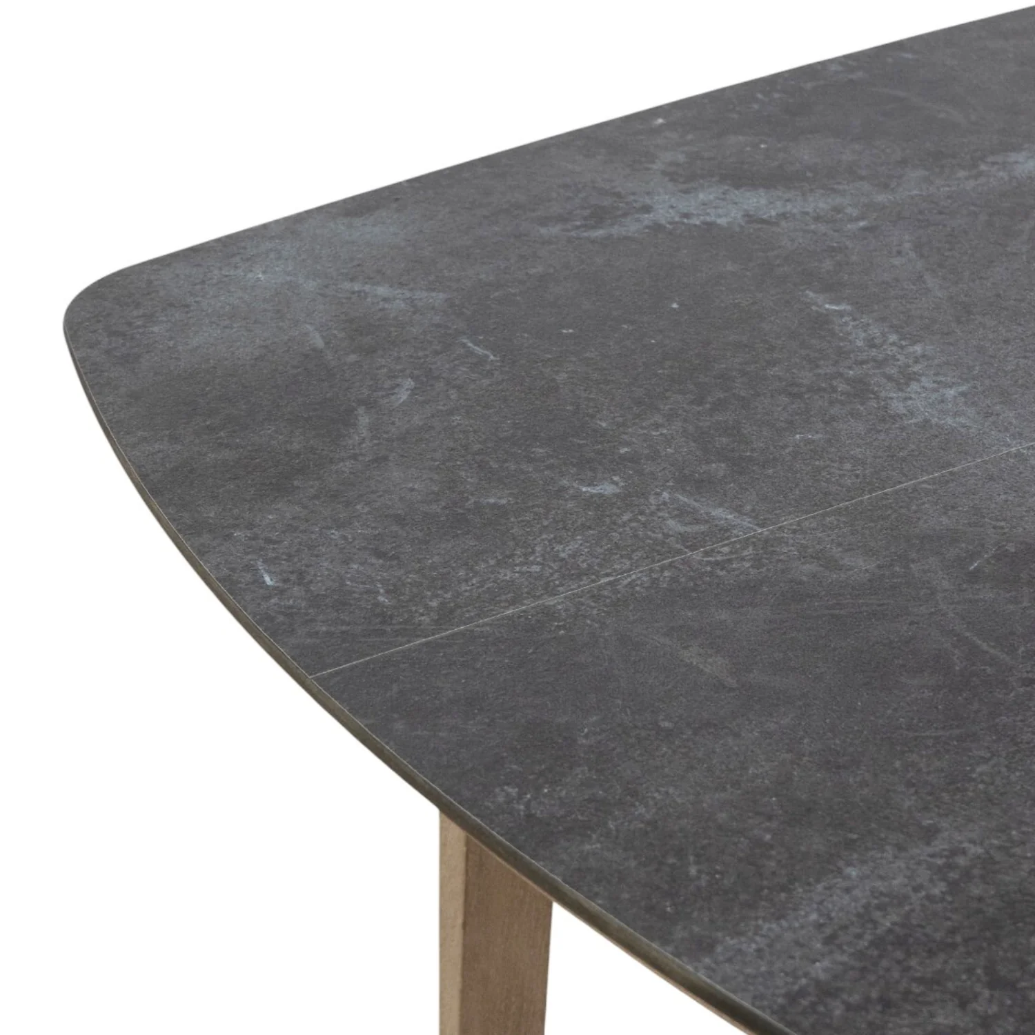 Copenhague Extension Dining Table - Slate Grey - Image 12