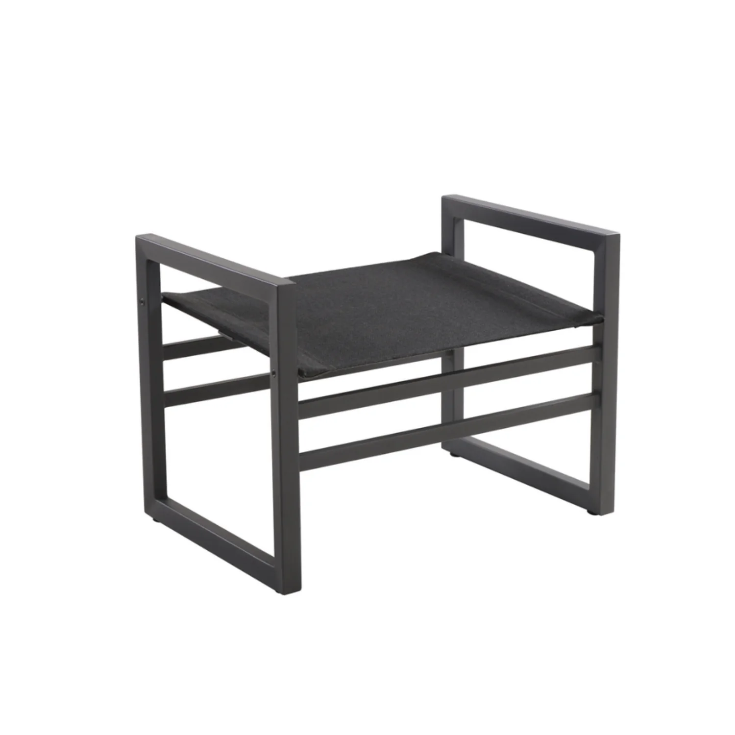 Cubic Anthracite Ottoman