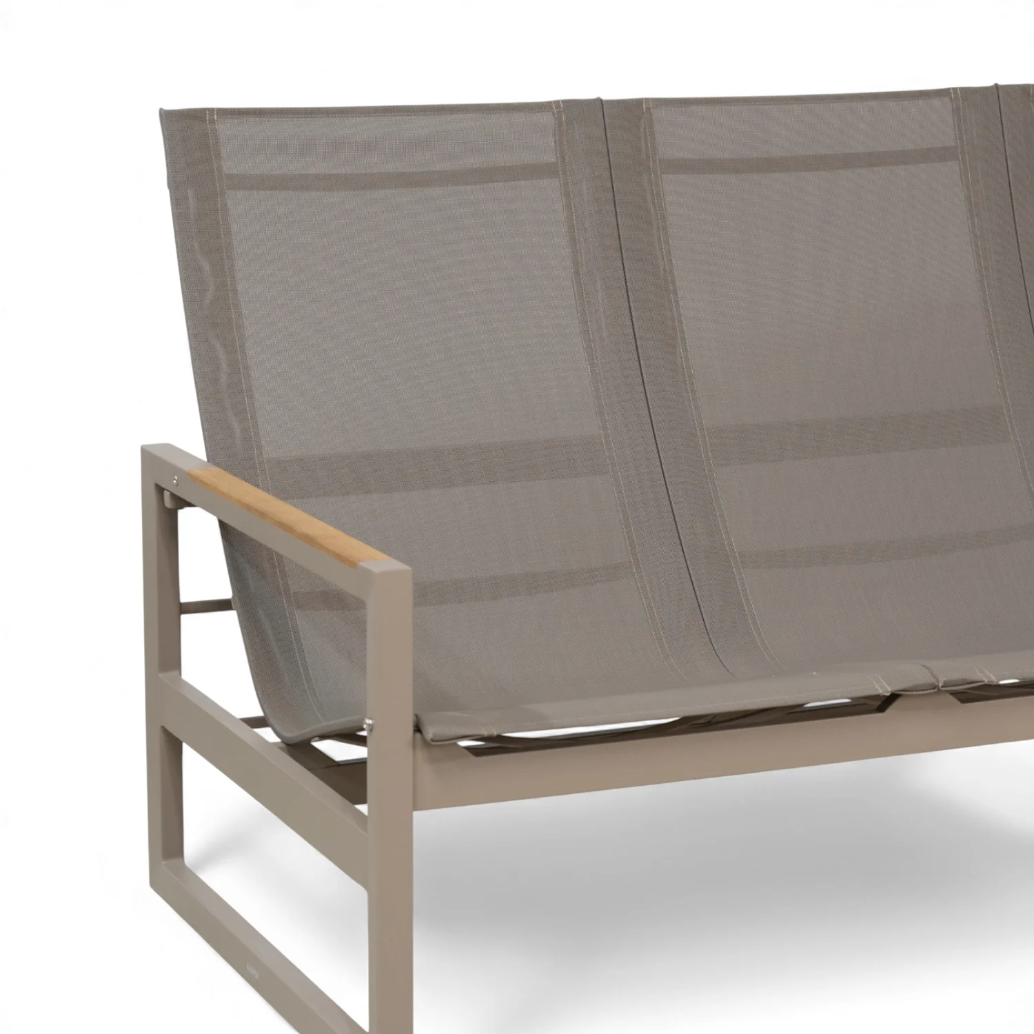Cubic High-Back Sling Sofa - Fawn Taupe - Image 6