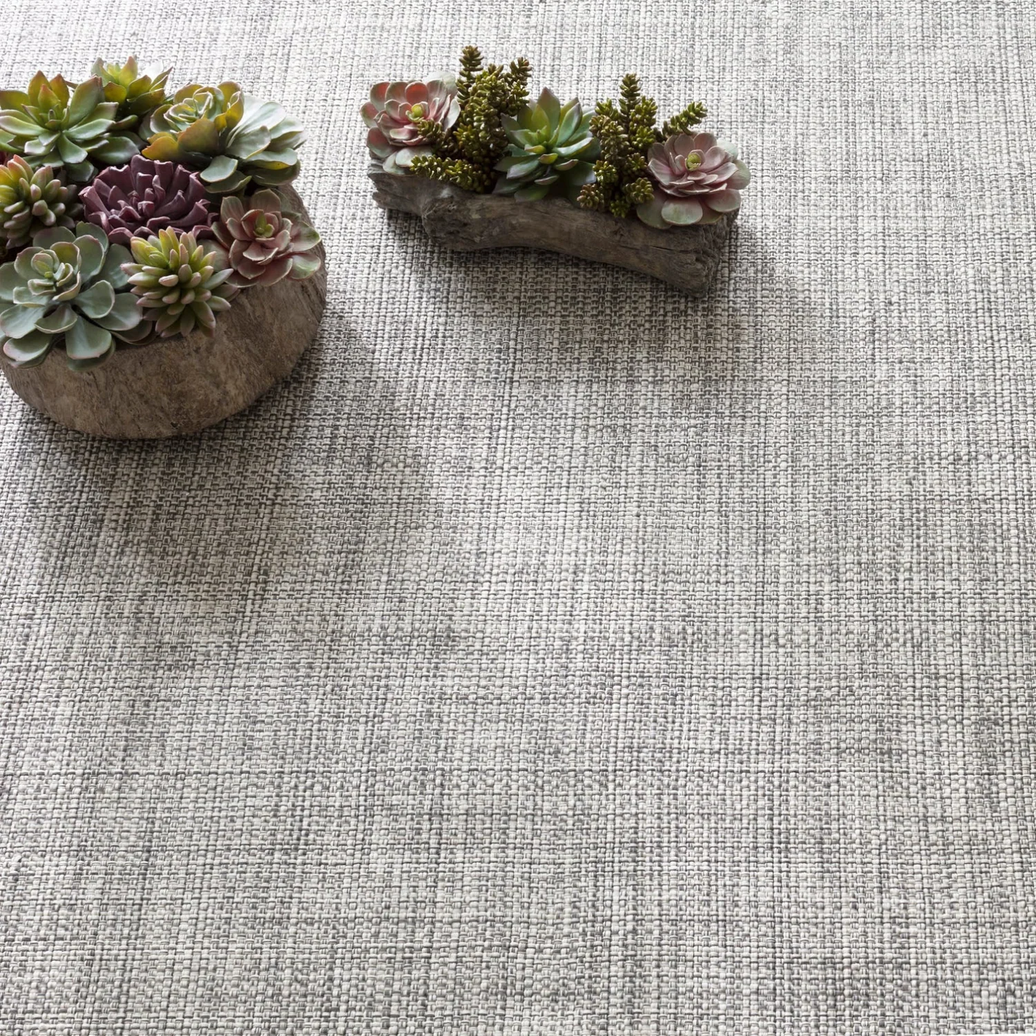 Dash & Albert Fusion Handwoven Grey Indoor/Outdoor Rug - Image 2