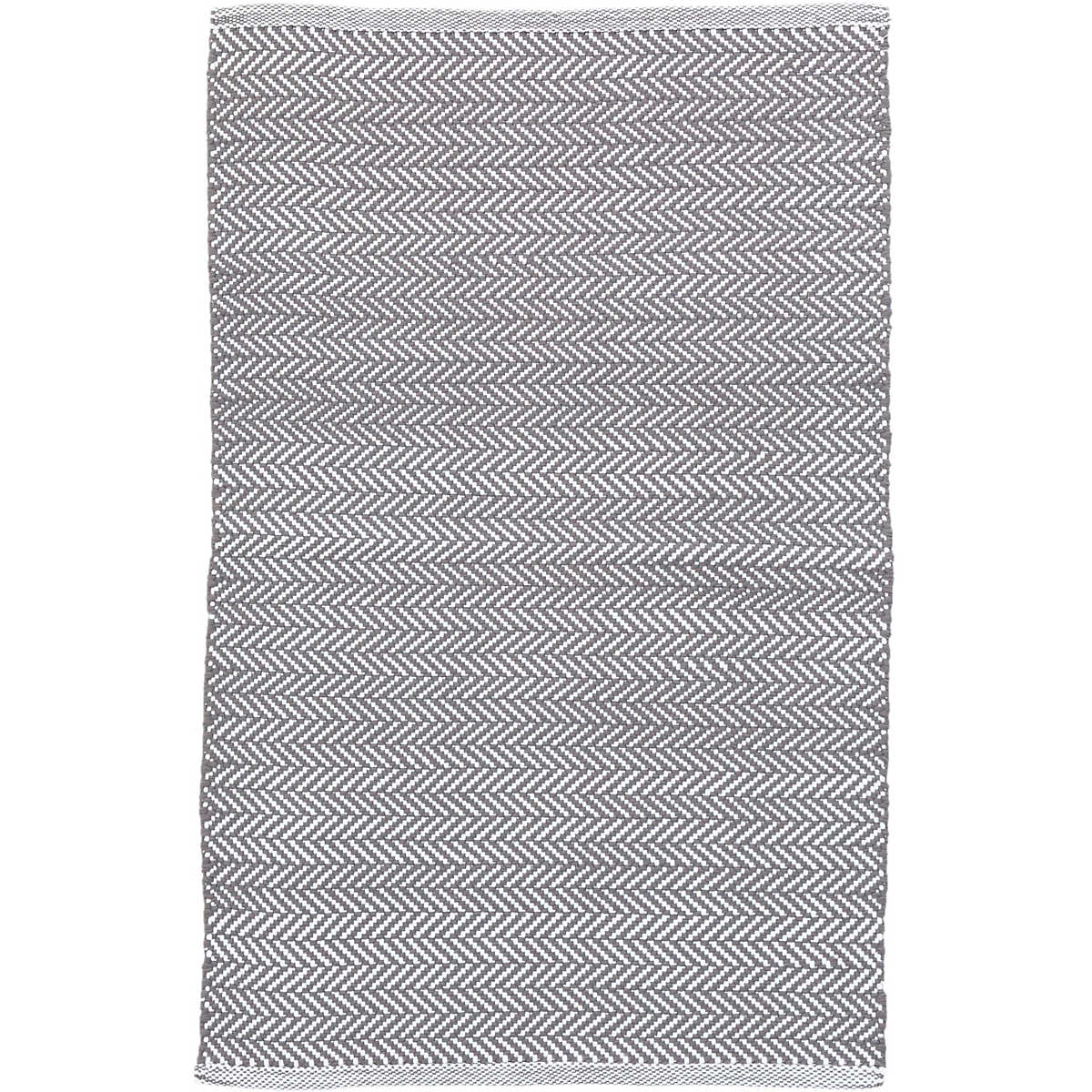 Dash & Albert Herringbone Shale Indoor/Outdoor Rug
