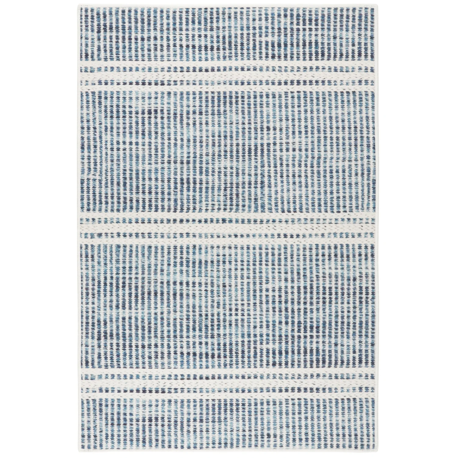 Dash & Albert Malta Blue Washable Rug
