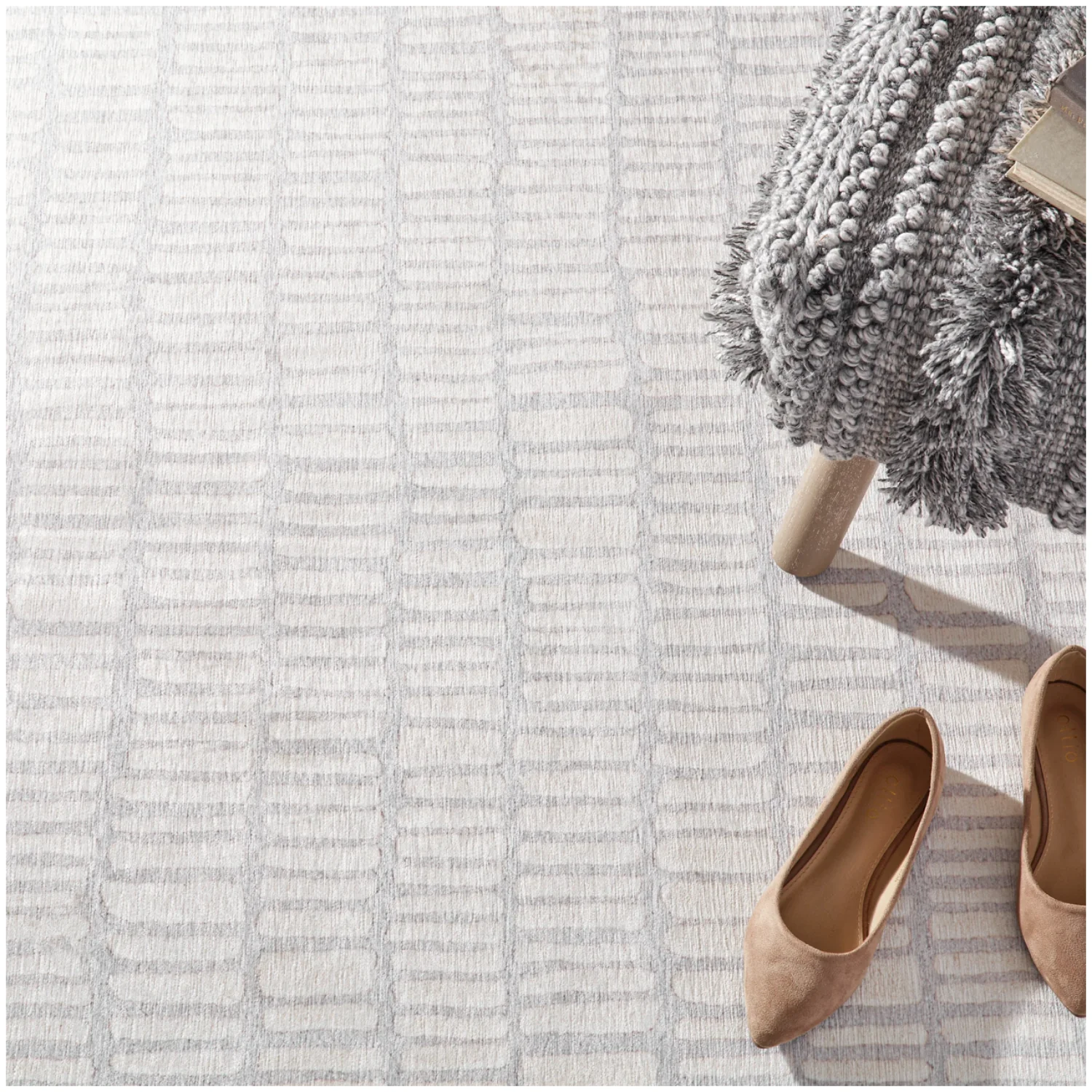 Dash & Albert Roark Washable Rug - Ivory - Image 3