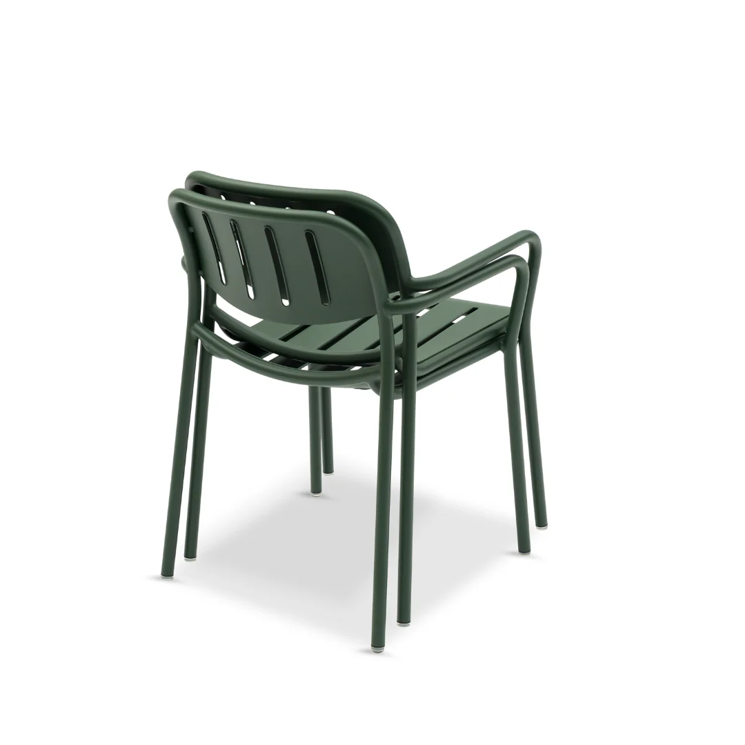 Davenport Dining Side Chair - Dark Green - Image 9