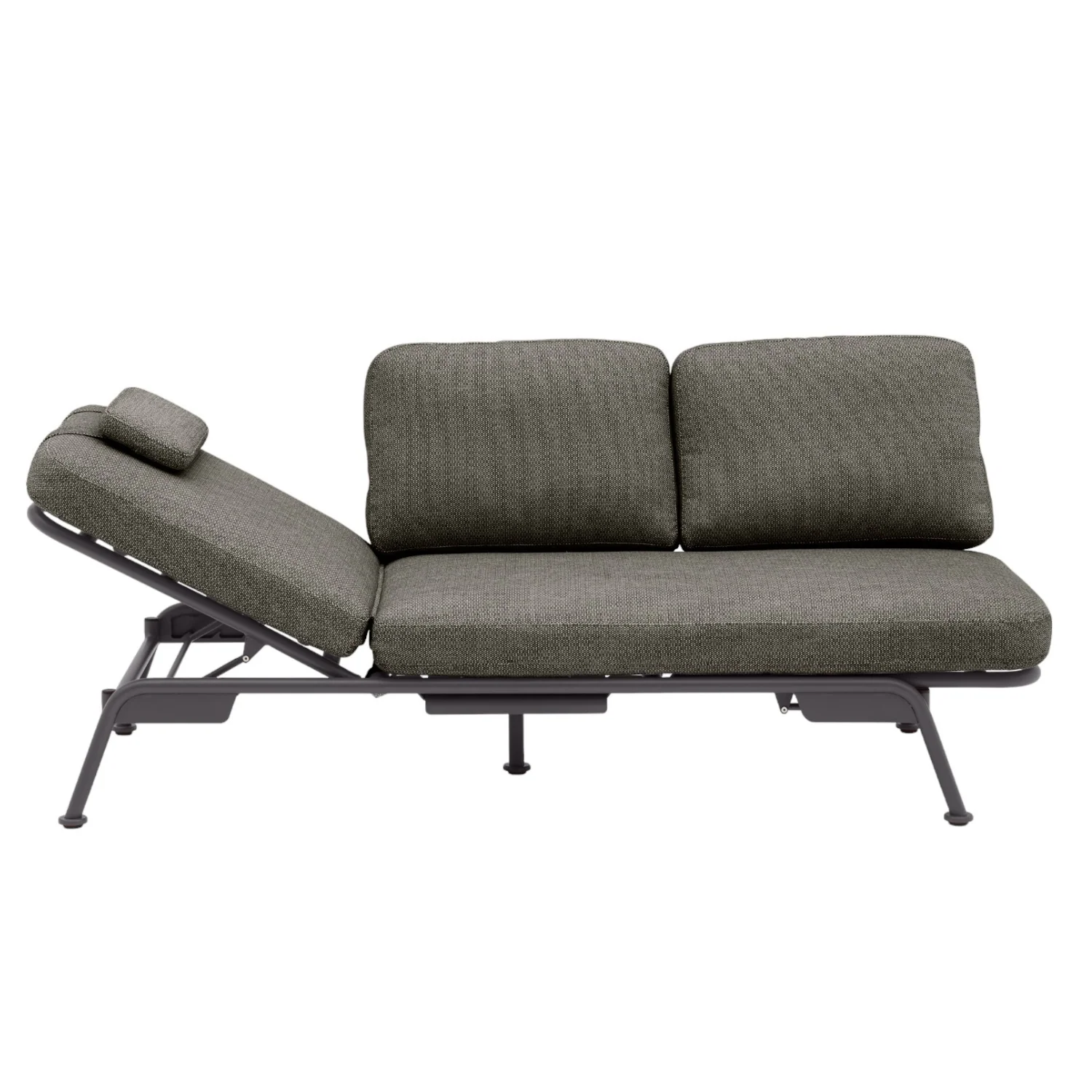 Davenport Charcoal Reclining Sofa - Image 5