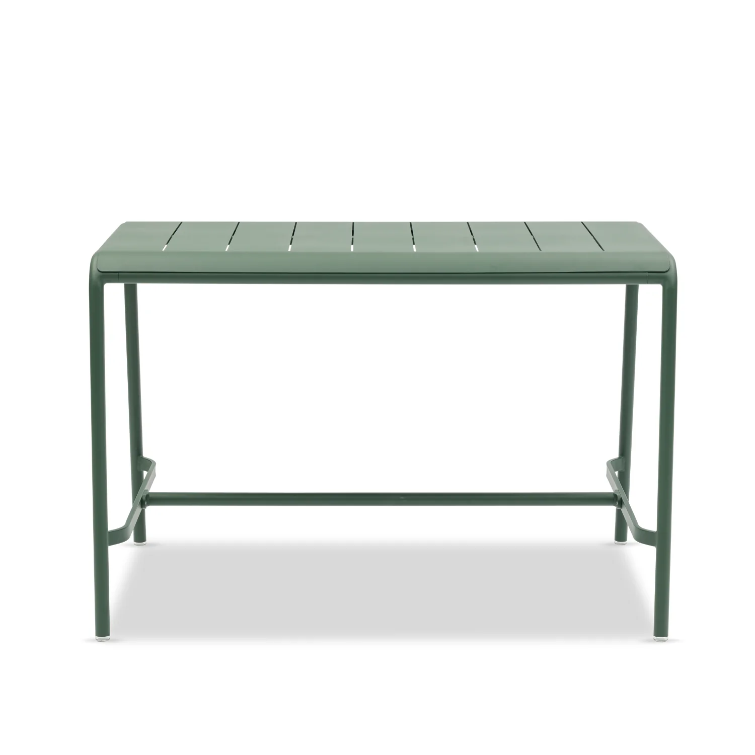 Davenport Rectangular Bar Table w/ Ice Bucket - Dark Green - Image 6