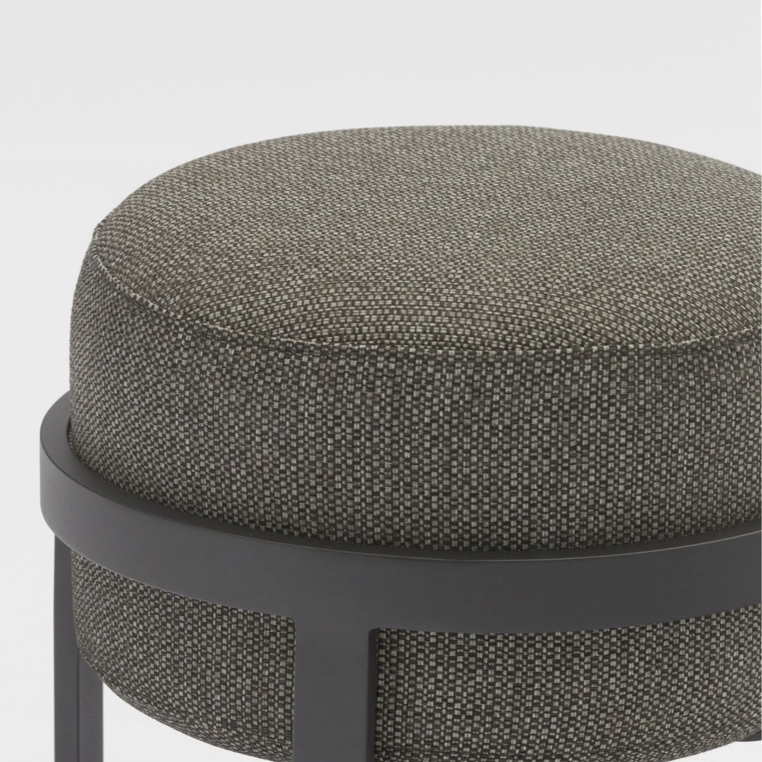 Davenport Stackable Charcoal Ottoman - Image 5