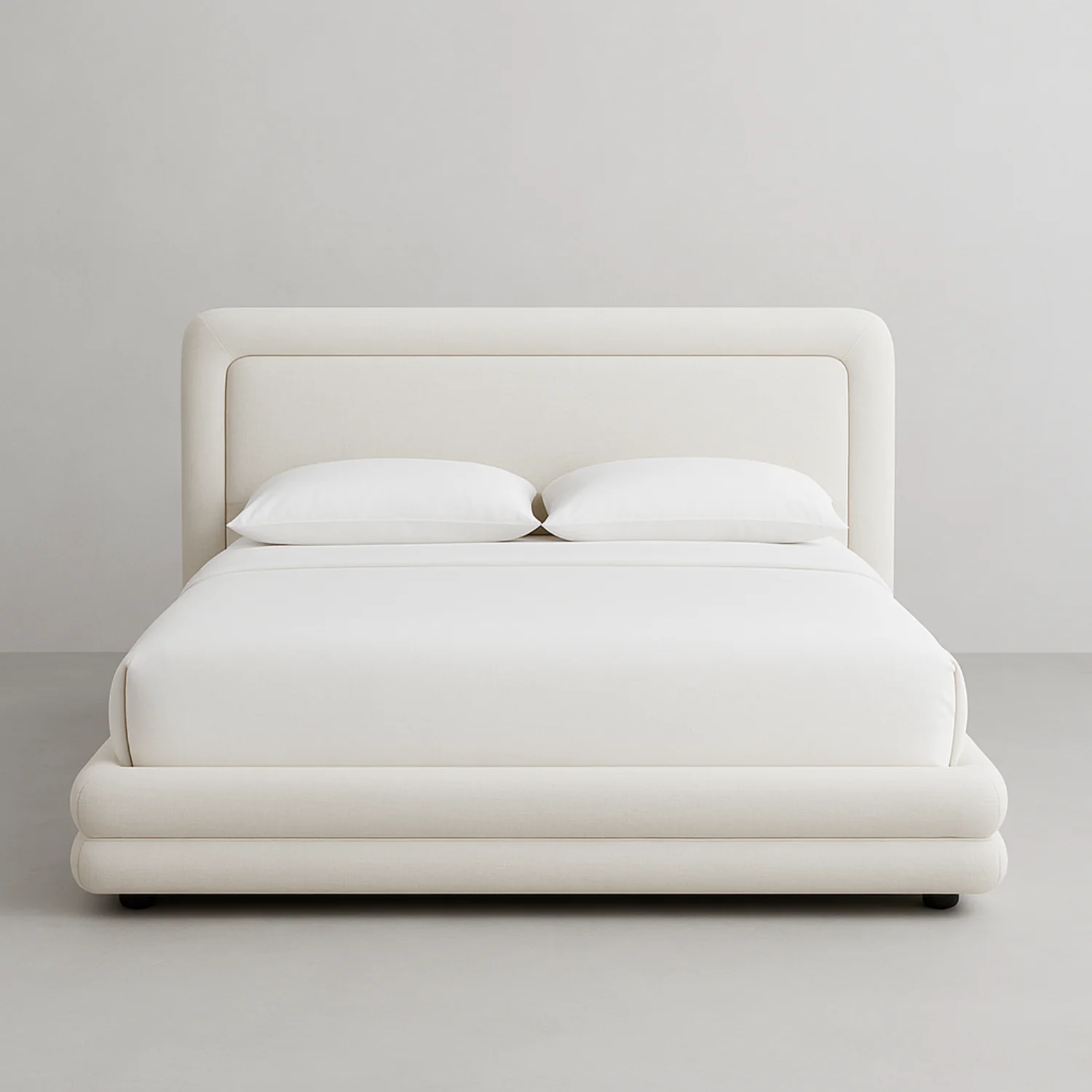 Dawson Upholstered Platform Bed - Crypton® Nomad Snow