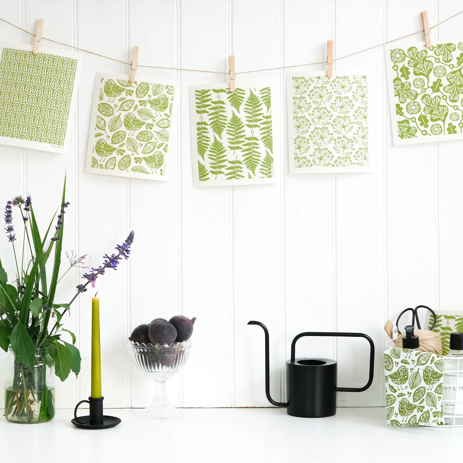 Dill Swedish Dishcloth - Green - Image 3
