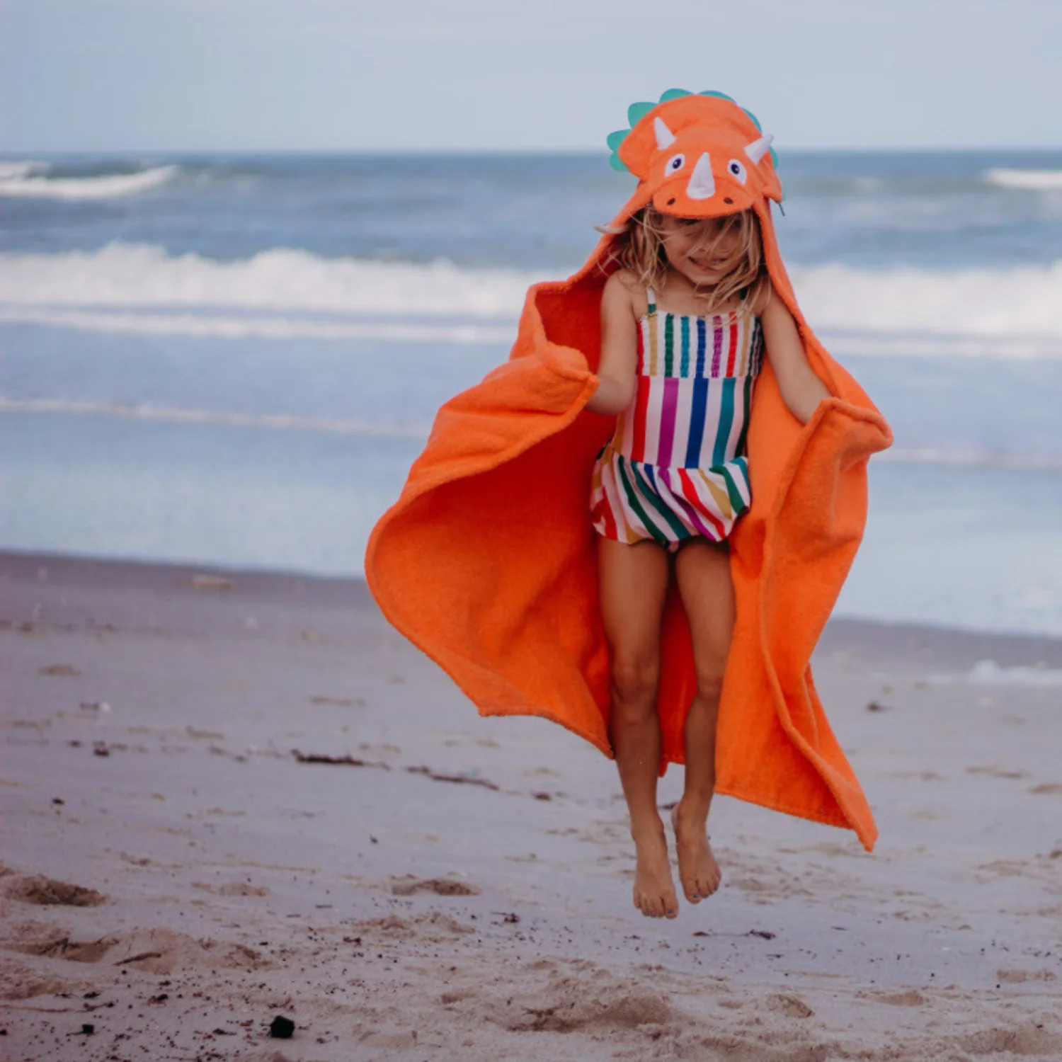Dino Power Kids Hooded Cotton Towel (2-8 YRS) - Image 6