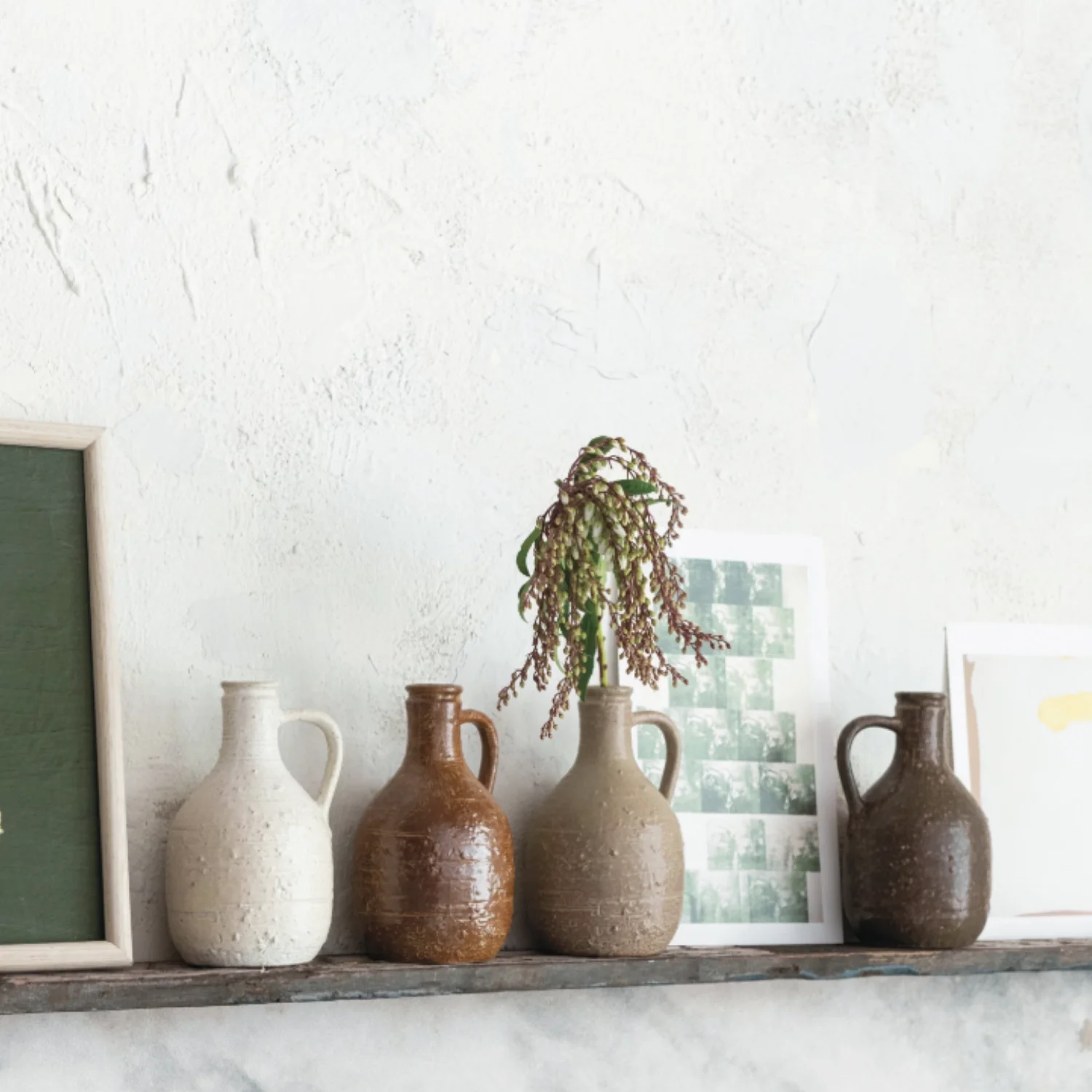 Distressed Stoneware Jug (Set of 4) - Image 2