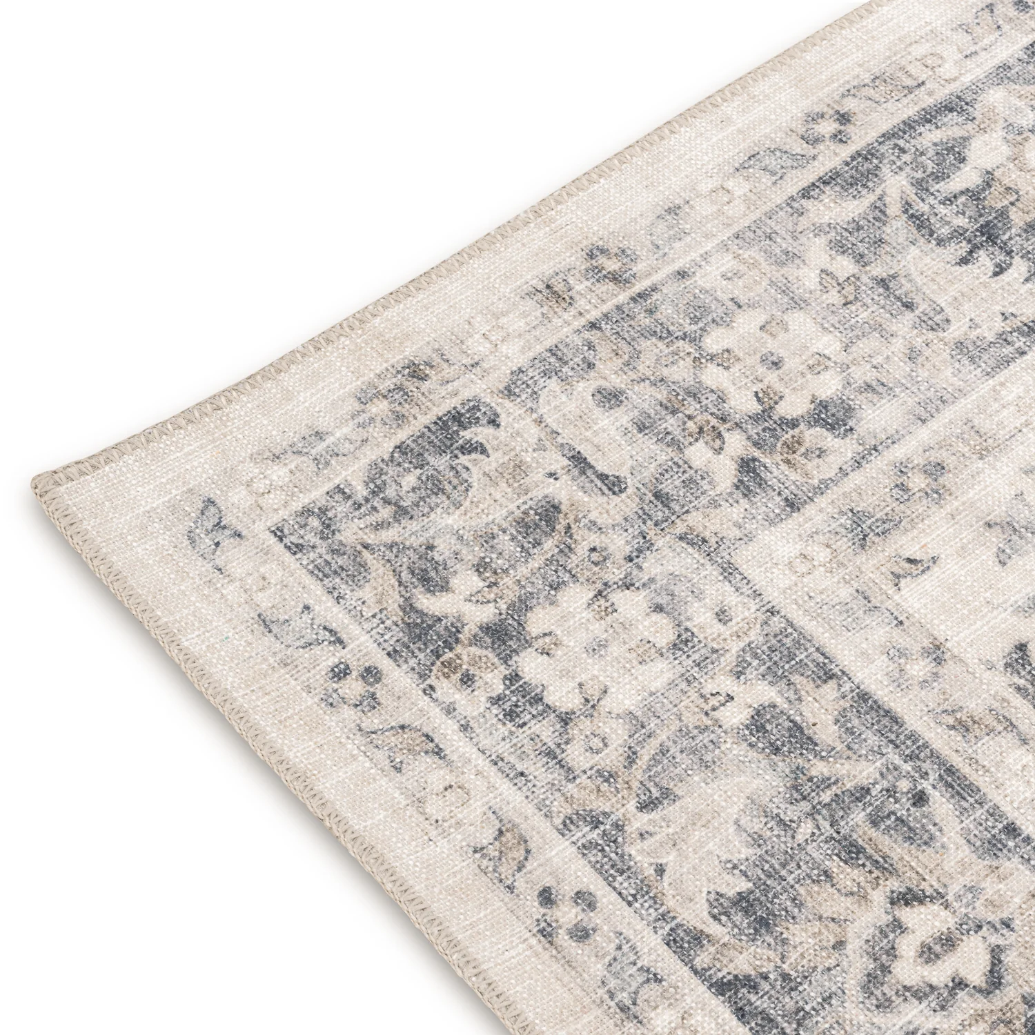 Distressed Willow Multi/Blue Washable Rug - Image 5