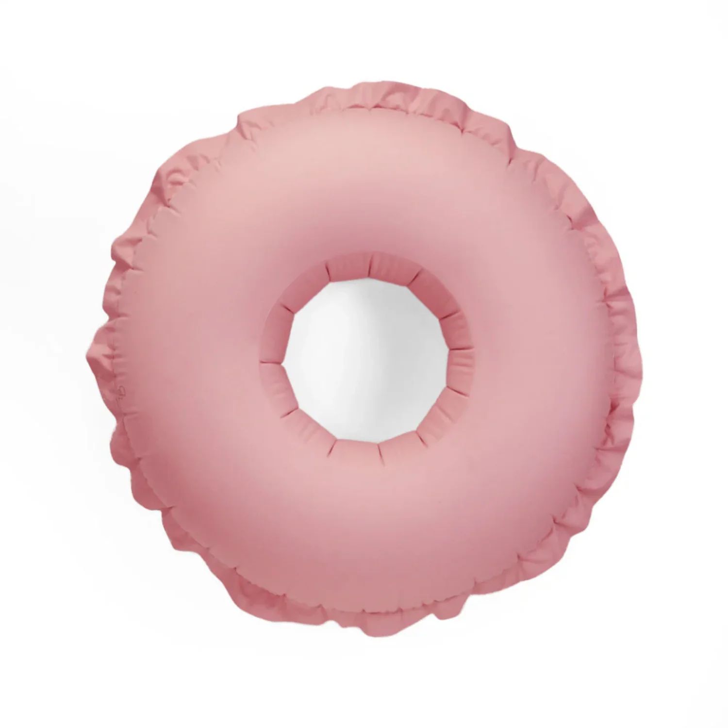 Strawberry Pink Donut Inflatable Pool Float - Image 4