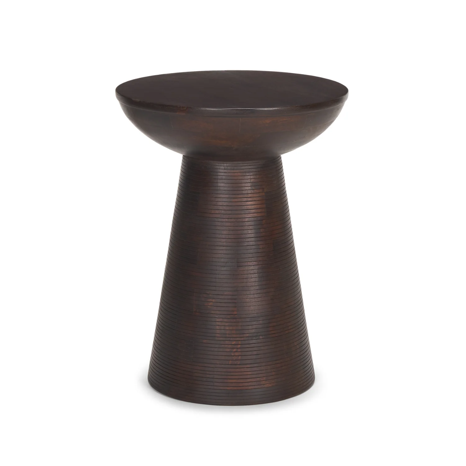 Drummond Taper Espresso Wood Side Table