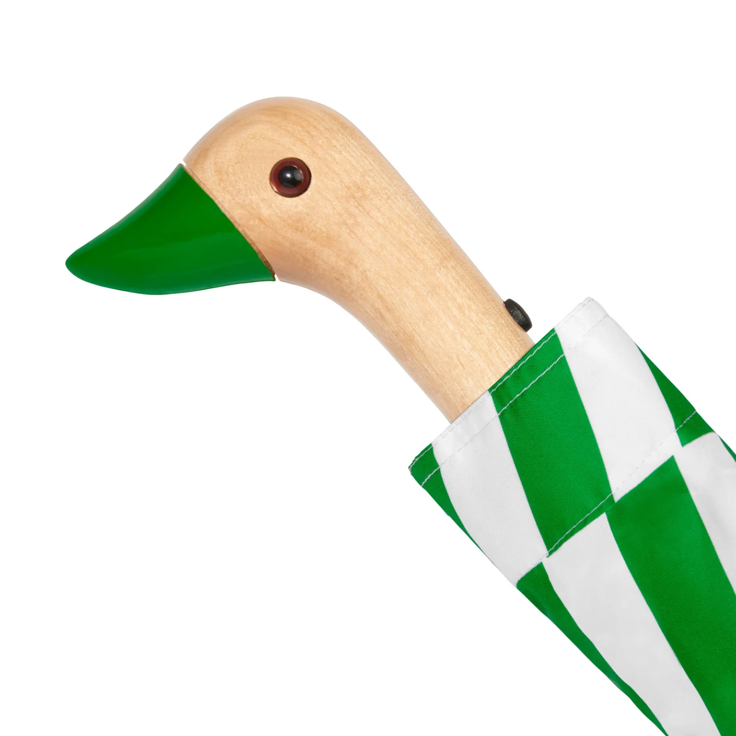 Original Duckhead Kelly Green Bars Rain Umbrella - Image 5