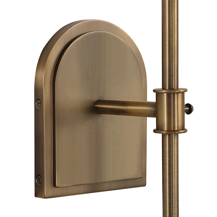 Elio Antique Brush Brass Wall Sconce - Image 4