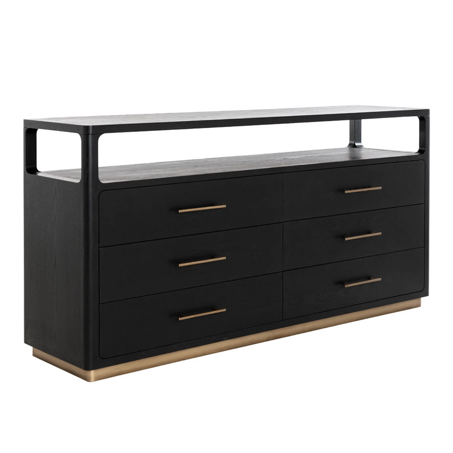 Expo Oak Dresser - Black - Image 2