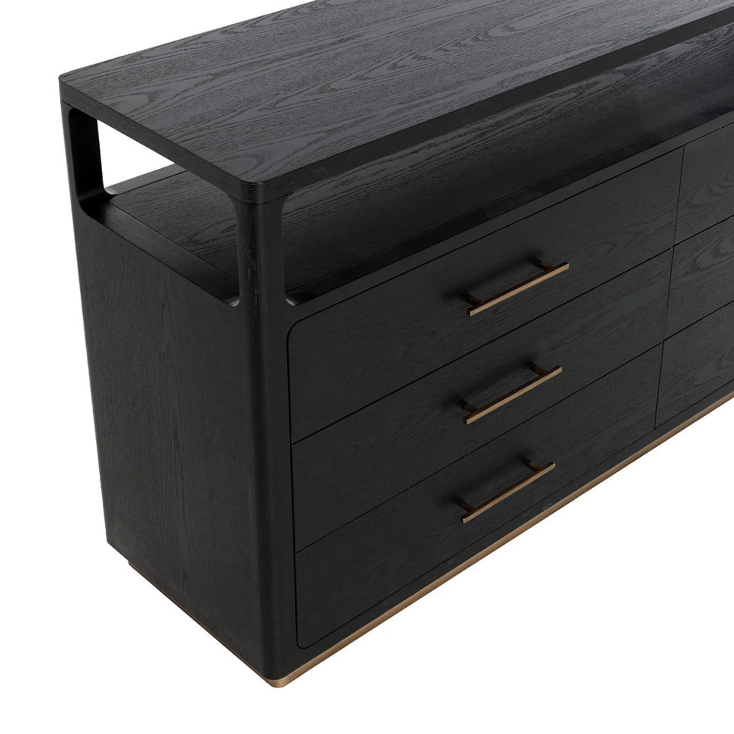 Expo Oak Dresser - Black - Image 3