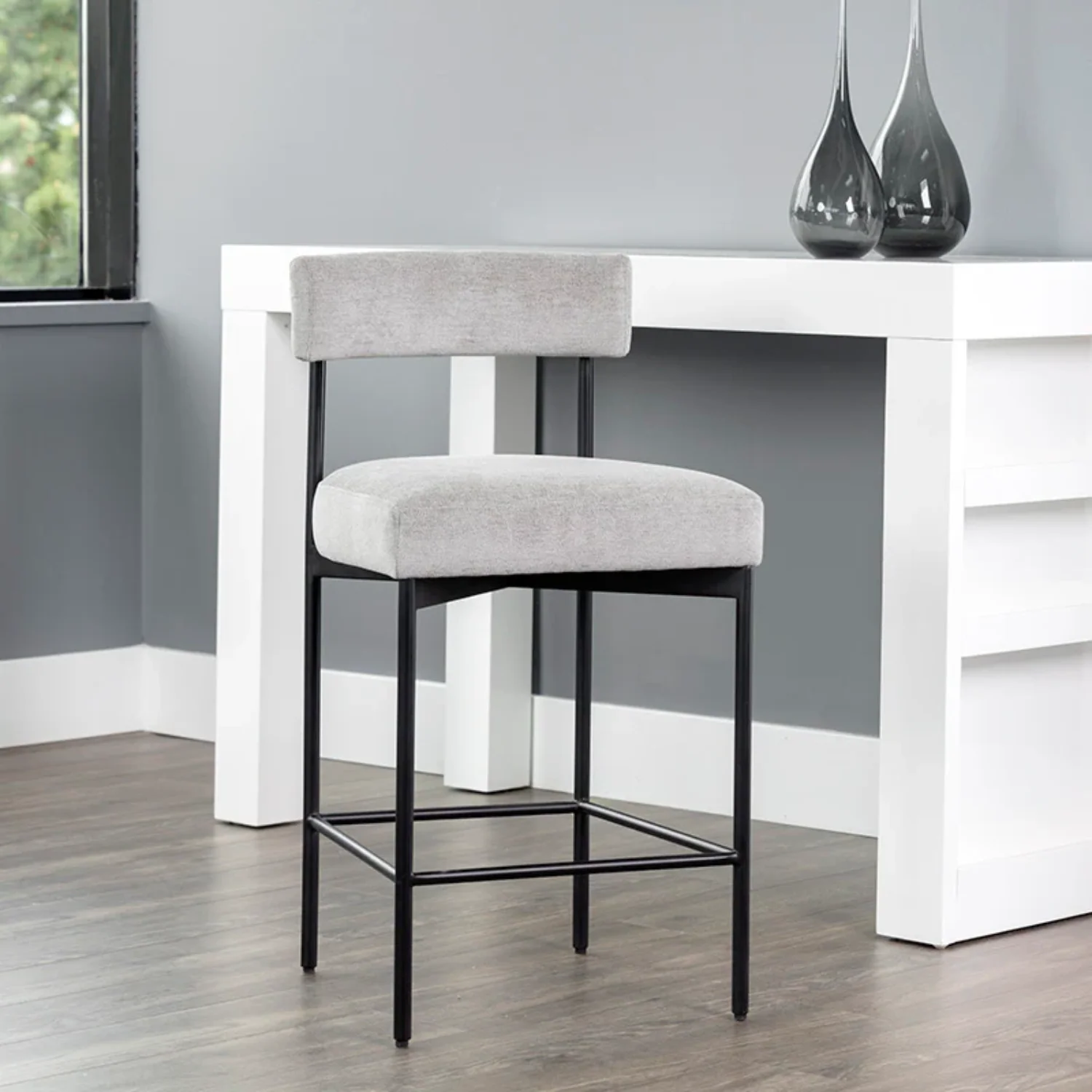 Exude Polo Club Stone Indoor Counter Stool - Image 4