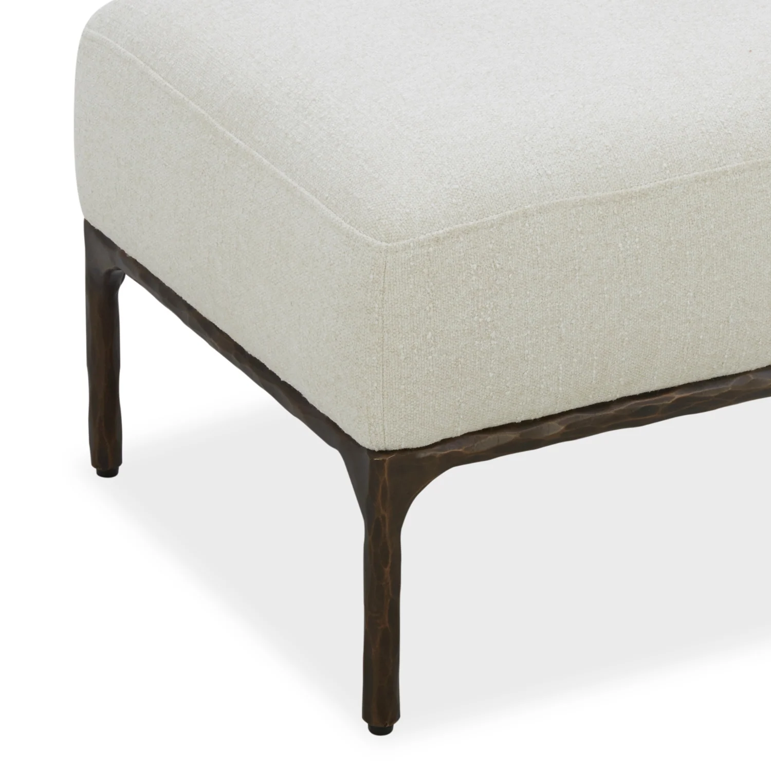 Exuma Ottoman - Mellow Ivory - Image 4