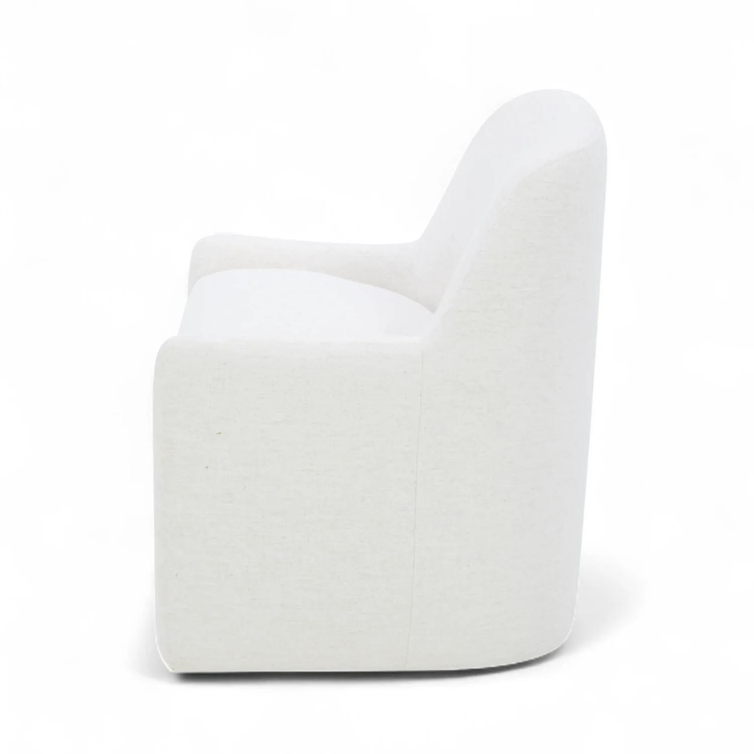 Fairbank Armless Dining Chair - Crypton® Nomad Snow - Image 6