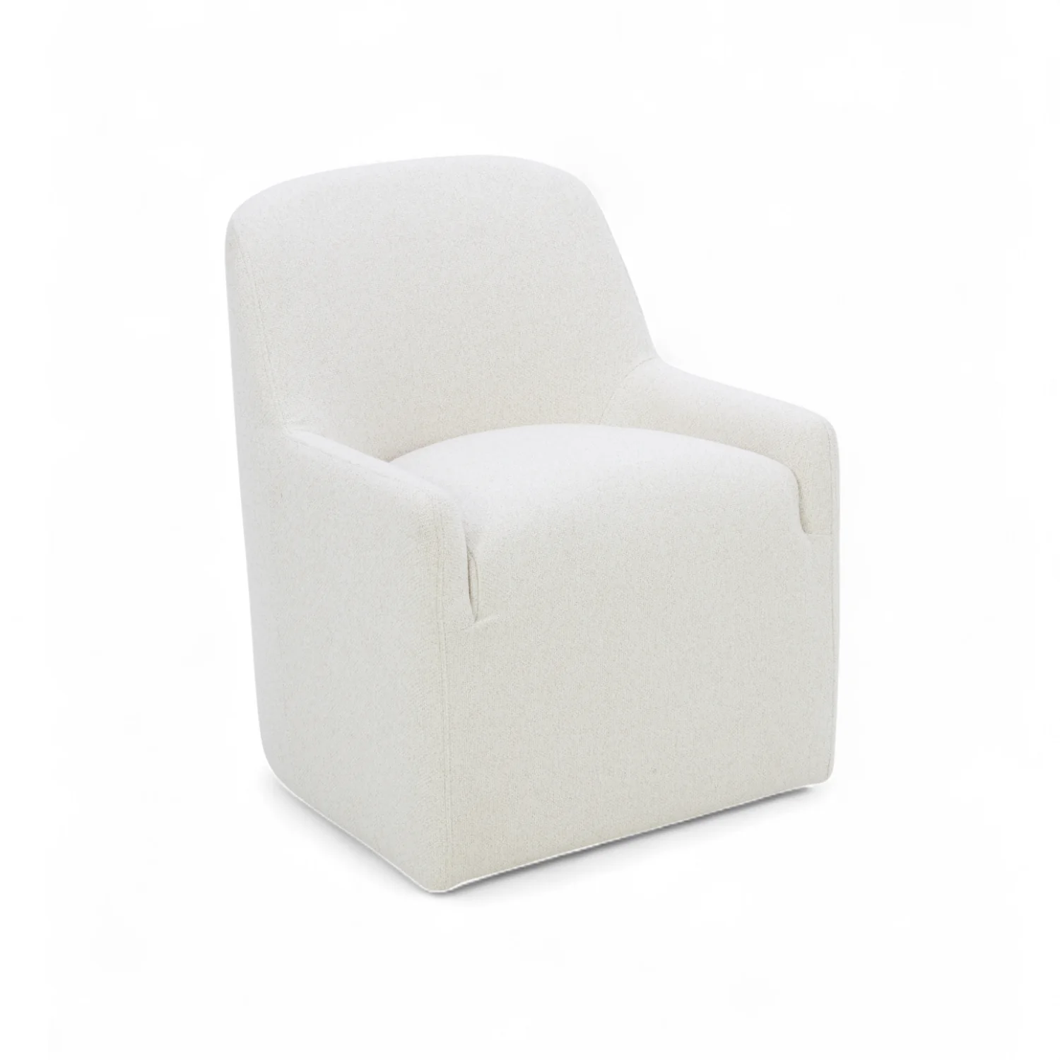 Fairbank Armless Dining Chair - Linen Weave - Image 12