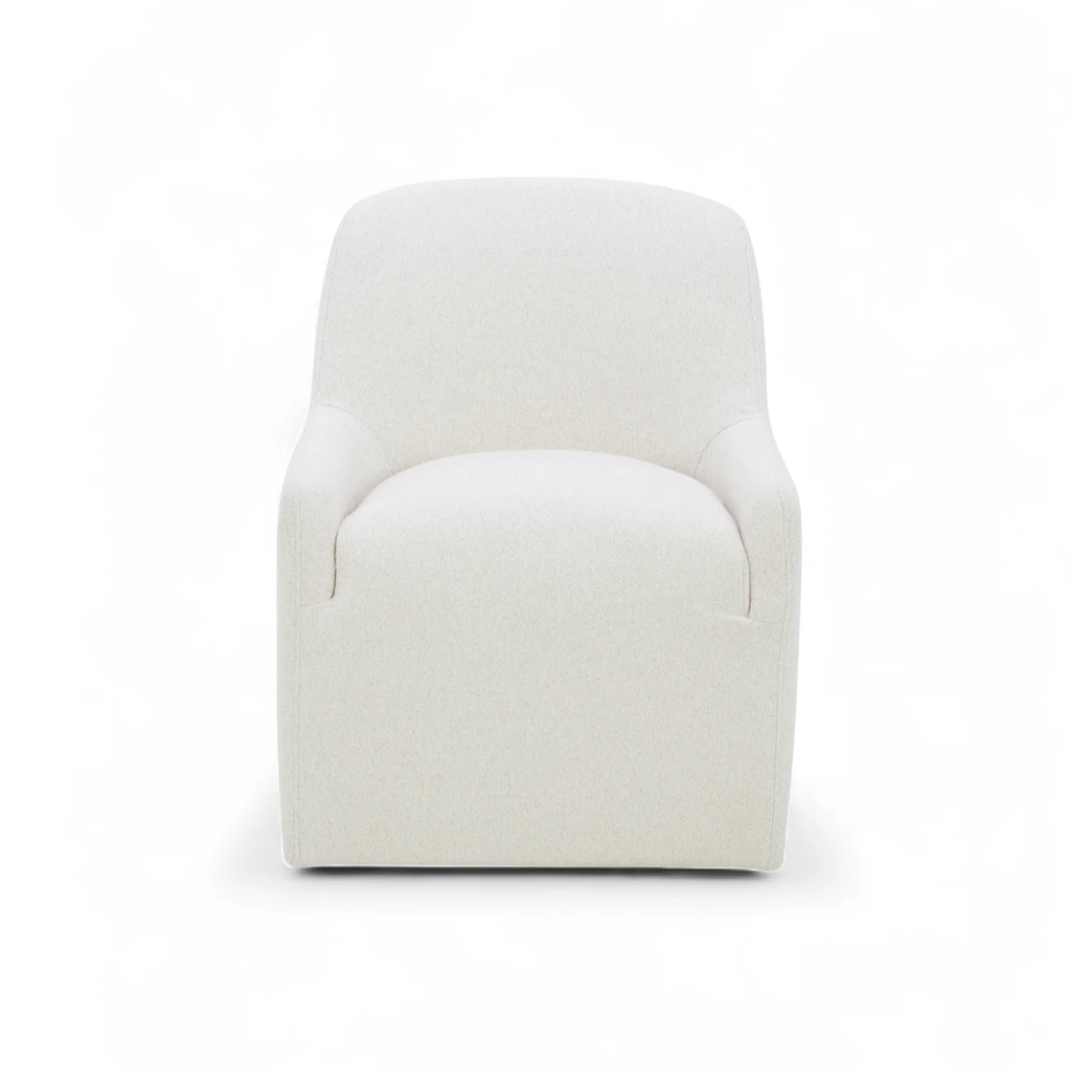 Fairbank Armless Dining Chair - Linen Weave - Image 13