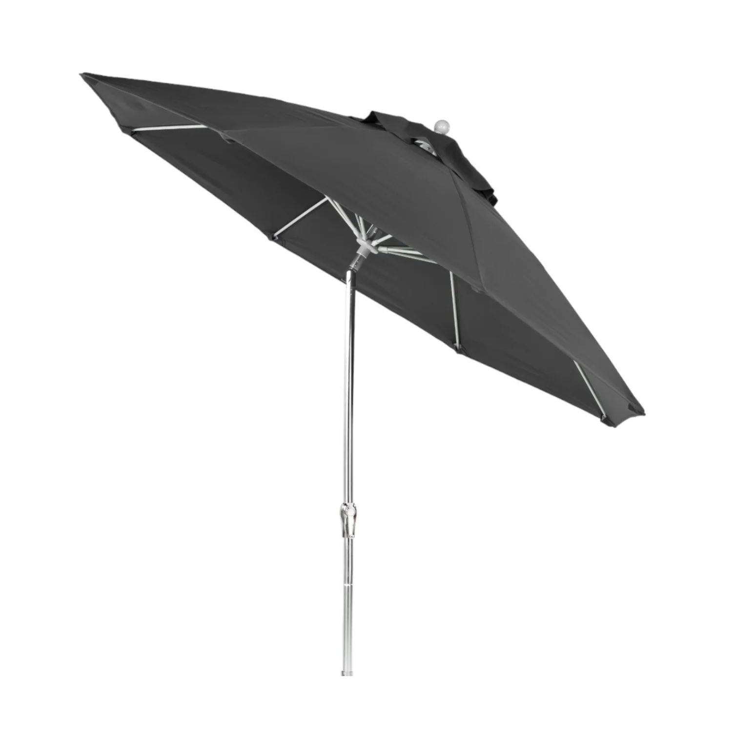 Fiberglass 9' Octagon Auto-Tilt Market Umbrella - Silver Frame - Image 5