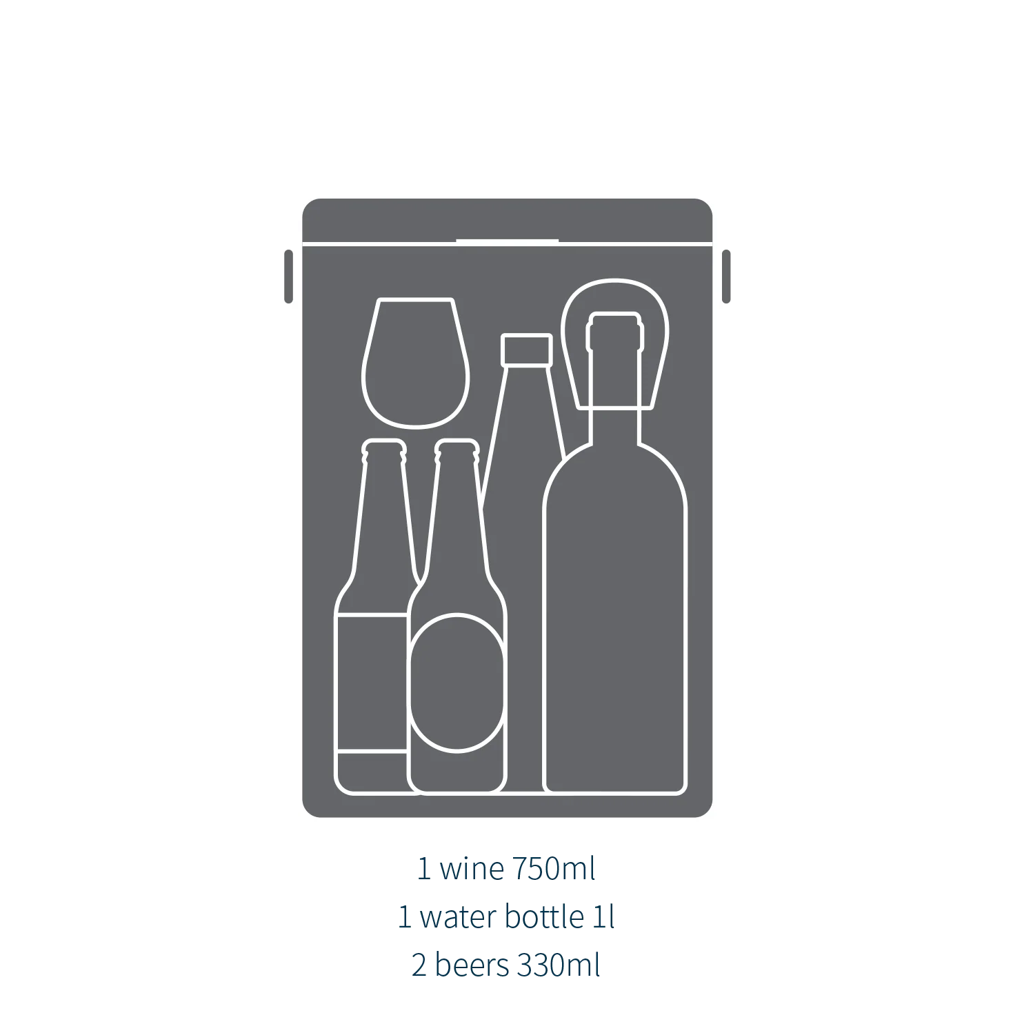 Fieldbar Drinks Box 10L Cooler - Oyster Grey - Image 6