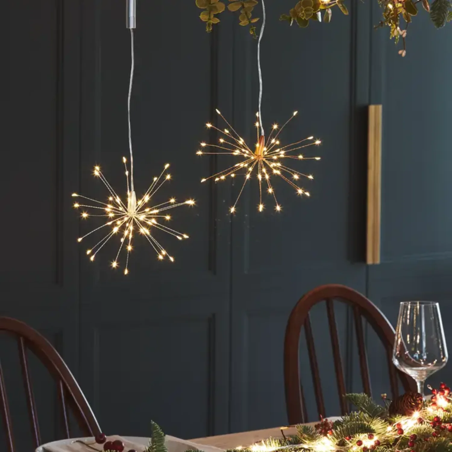 Fireworks Mini Indoor Silver Hanging Light - Image 2