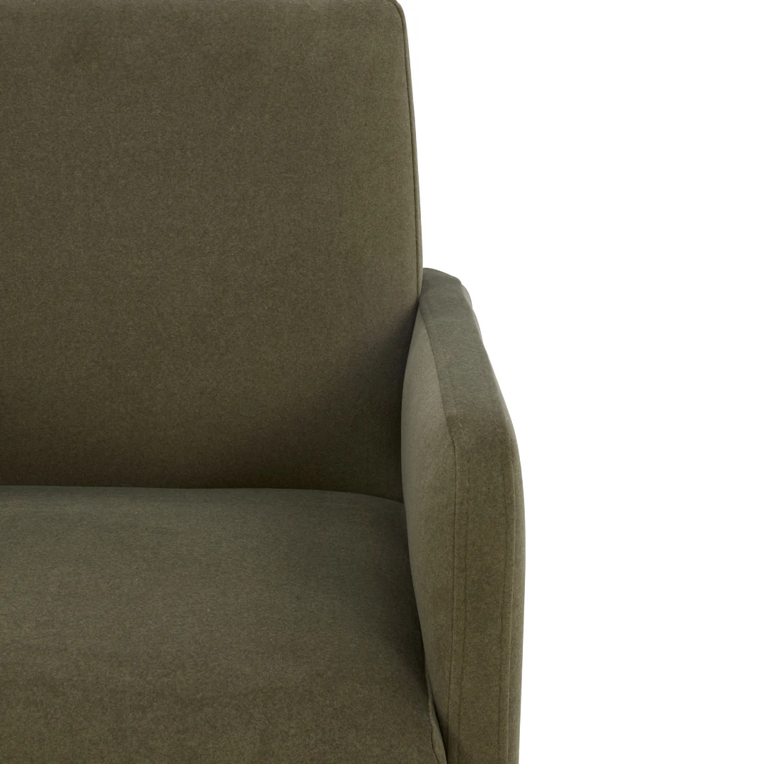 Fredericton Swivel Office Chair - Forest Green Matte Velvet - Image 8