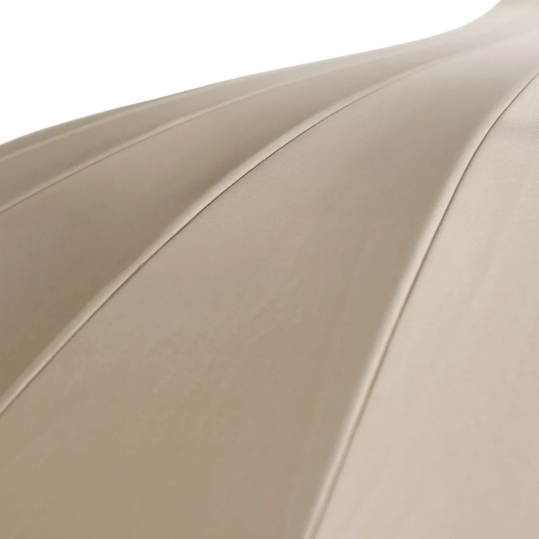 Fringe 8' Round Garden Umbrella - Sand Beige - Image 6