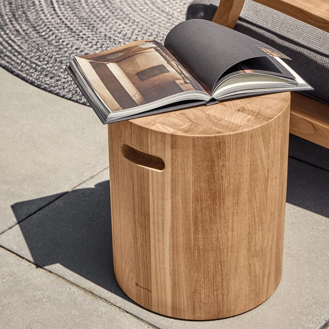 Gloster Block Round Side Table - Image 2