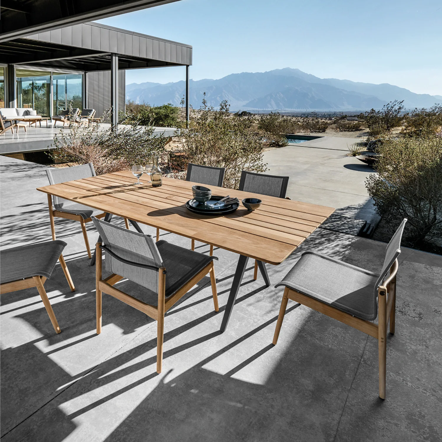 Gloster Sway Granite Side Chair - Image 3