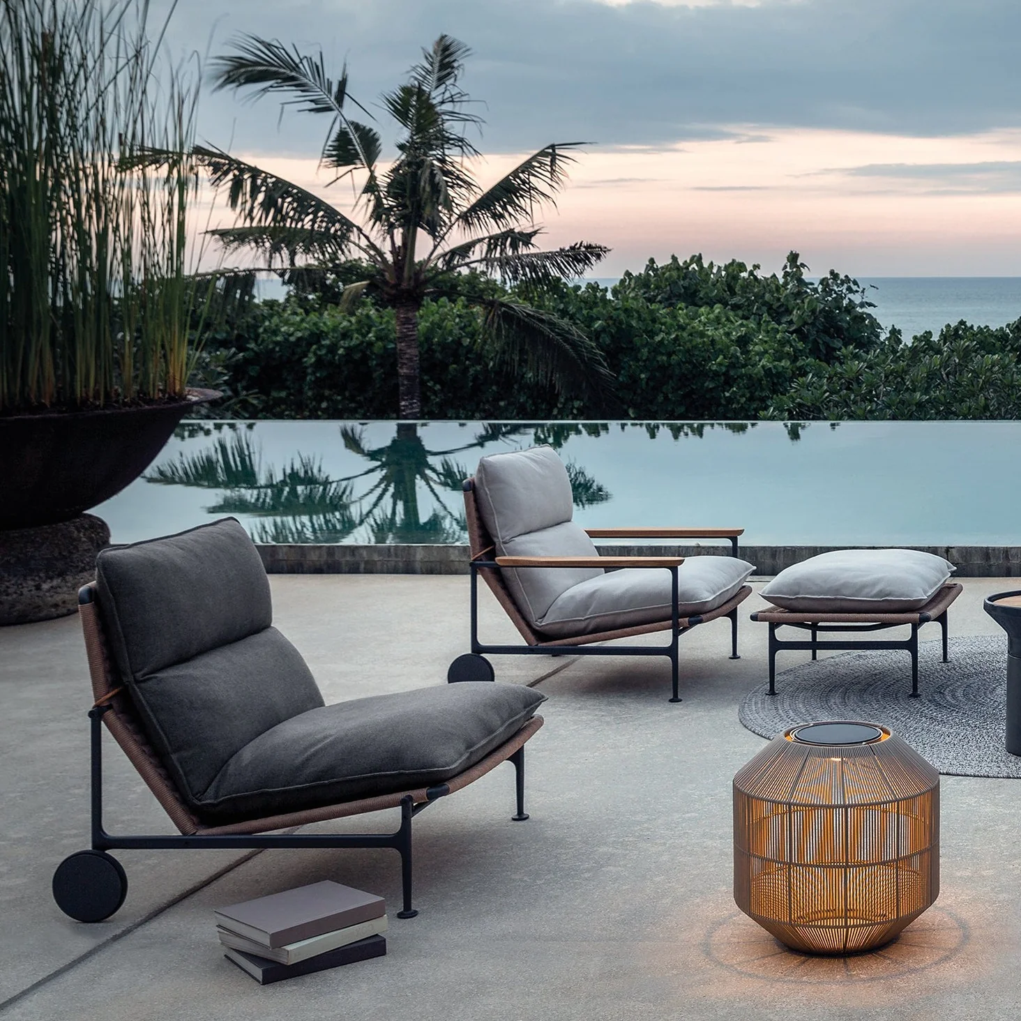 Gloster Zenith Armless Lounge Chair - Image 2