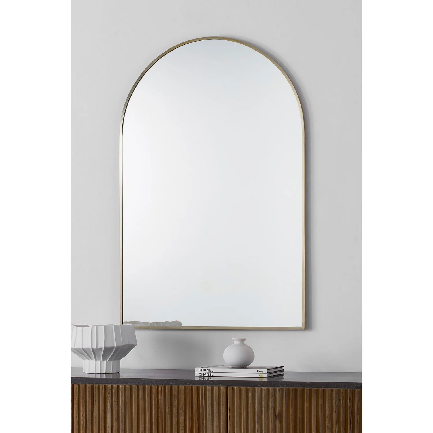 Golden Brass Arch Mirror - Image 5